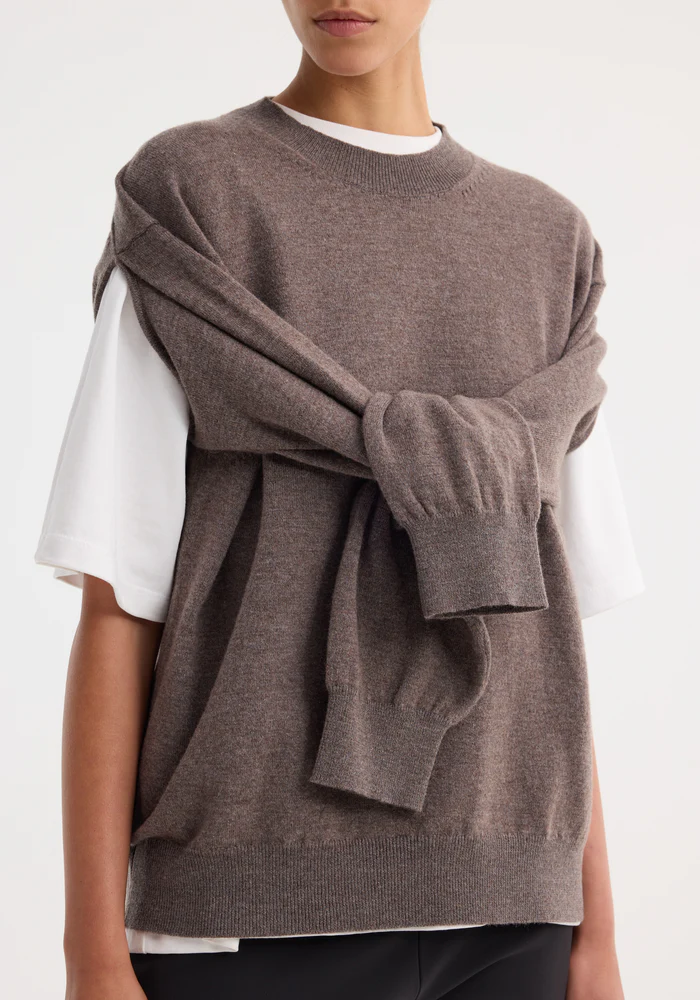 Róhe - Crewneck with open armhole