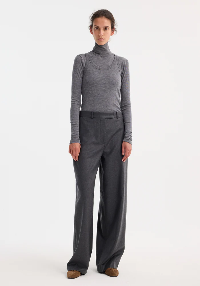 Róhe - Double-layer merino jersey