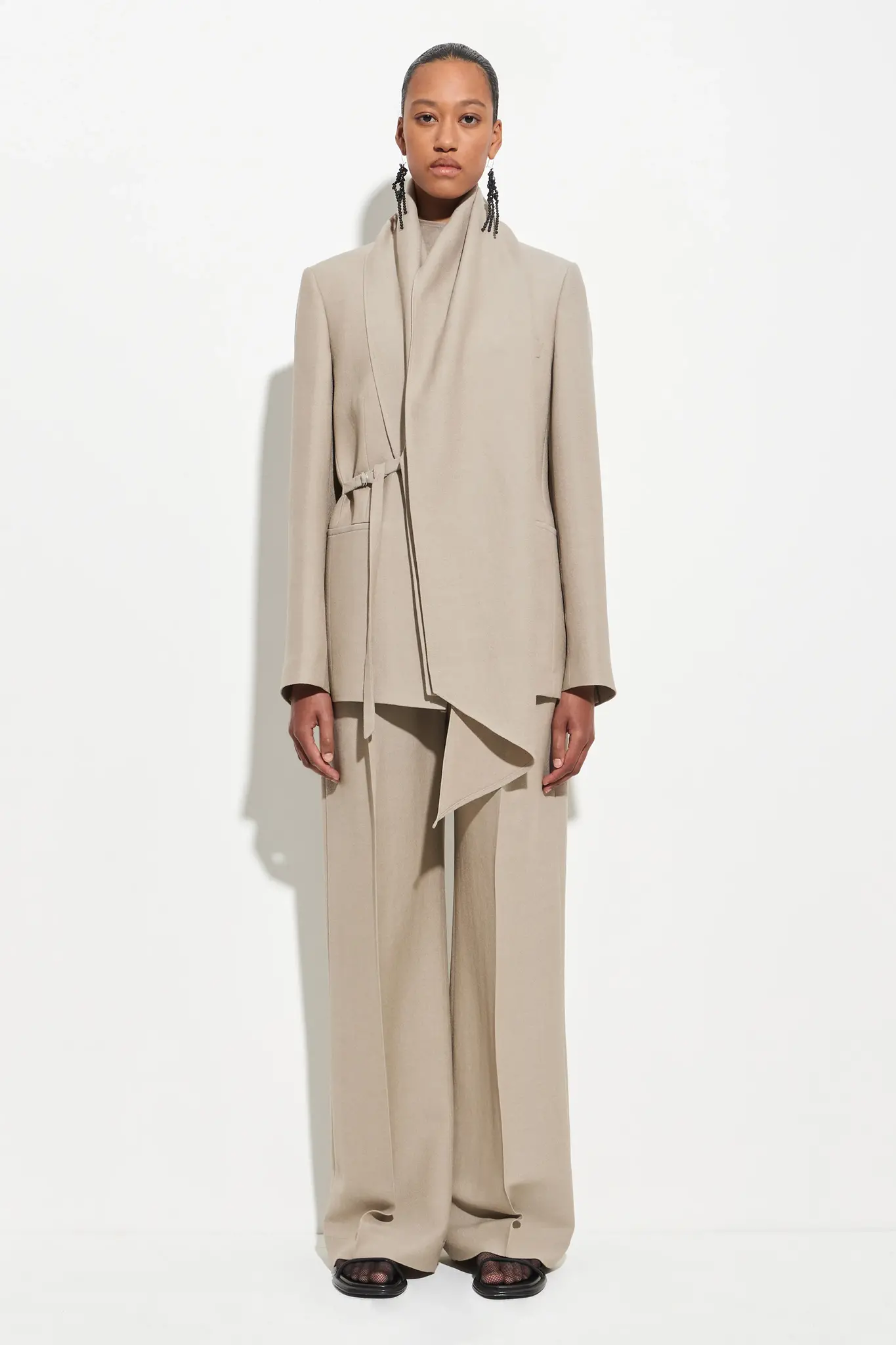 Christian Wijnants - Jillos draped scarf blazer