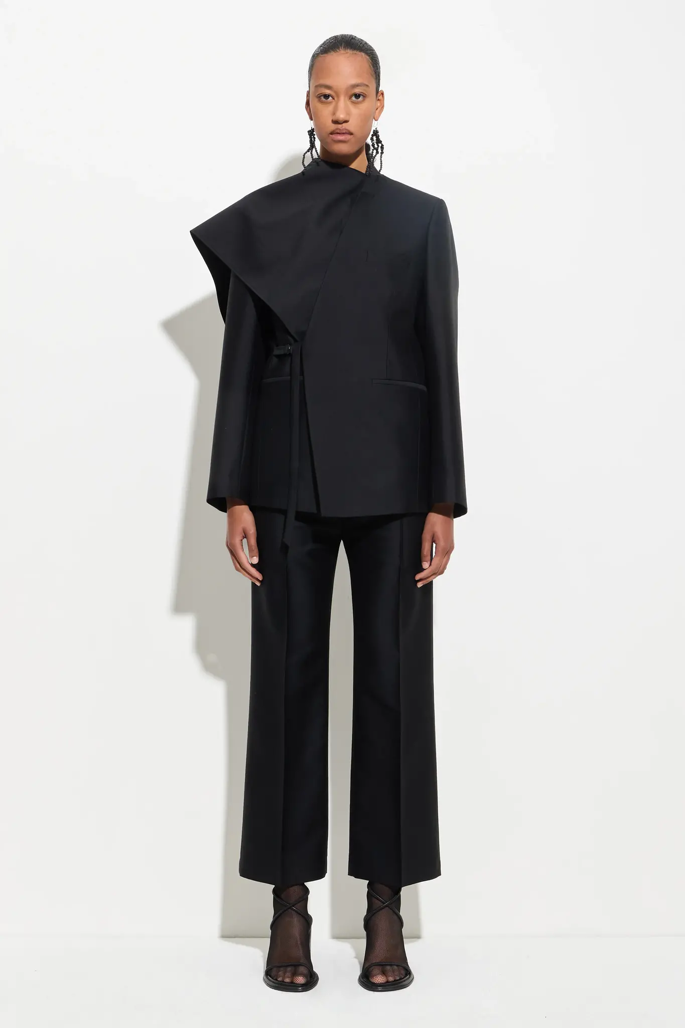 Christian Wijnants - Jillos draped scarf blazer