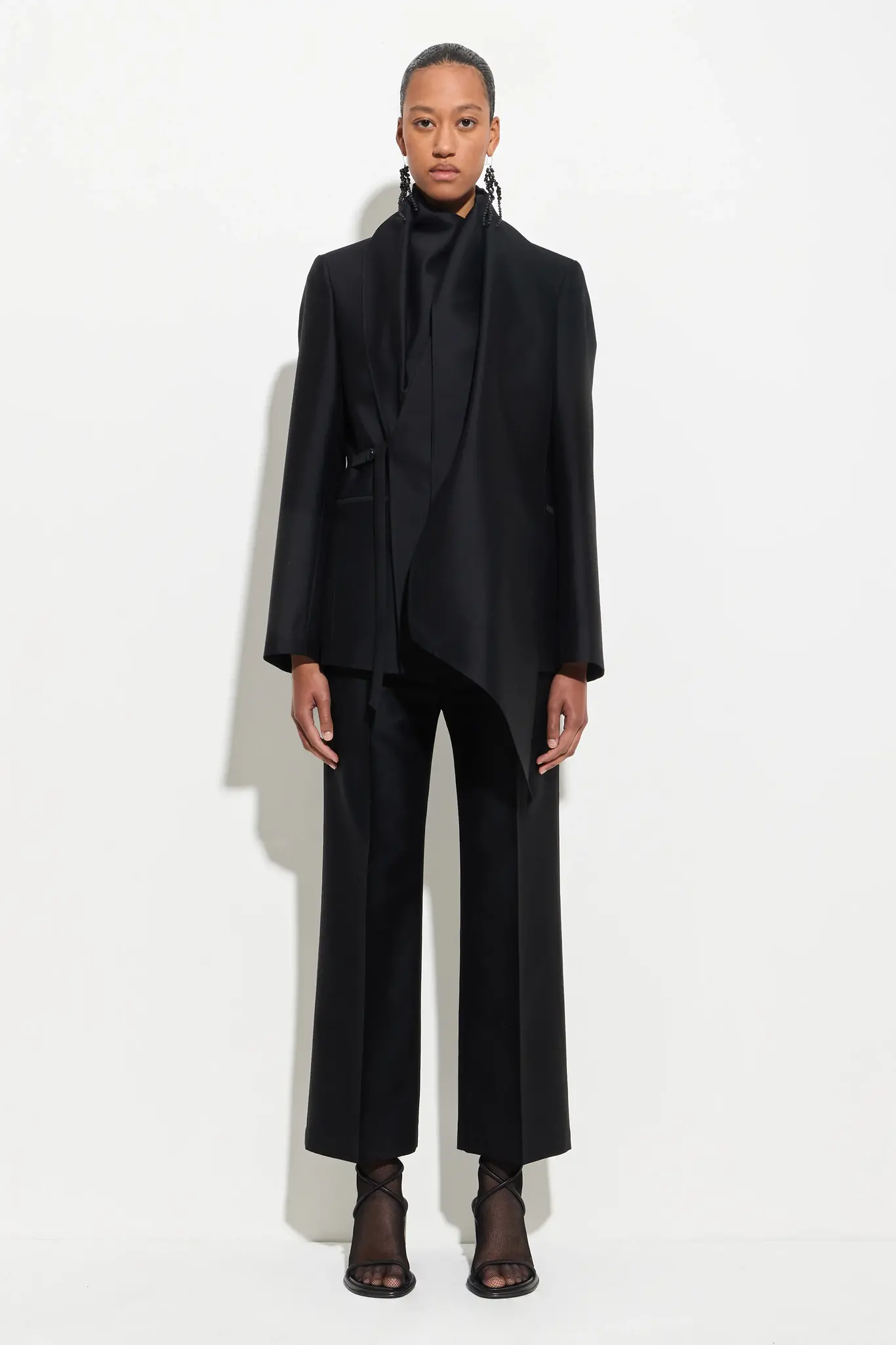 Christian Wijnants - Jillos draped scarf blazer
