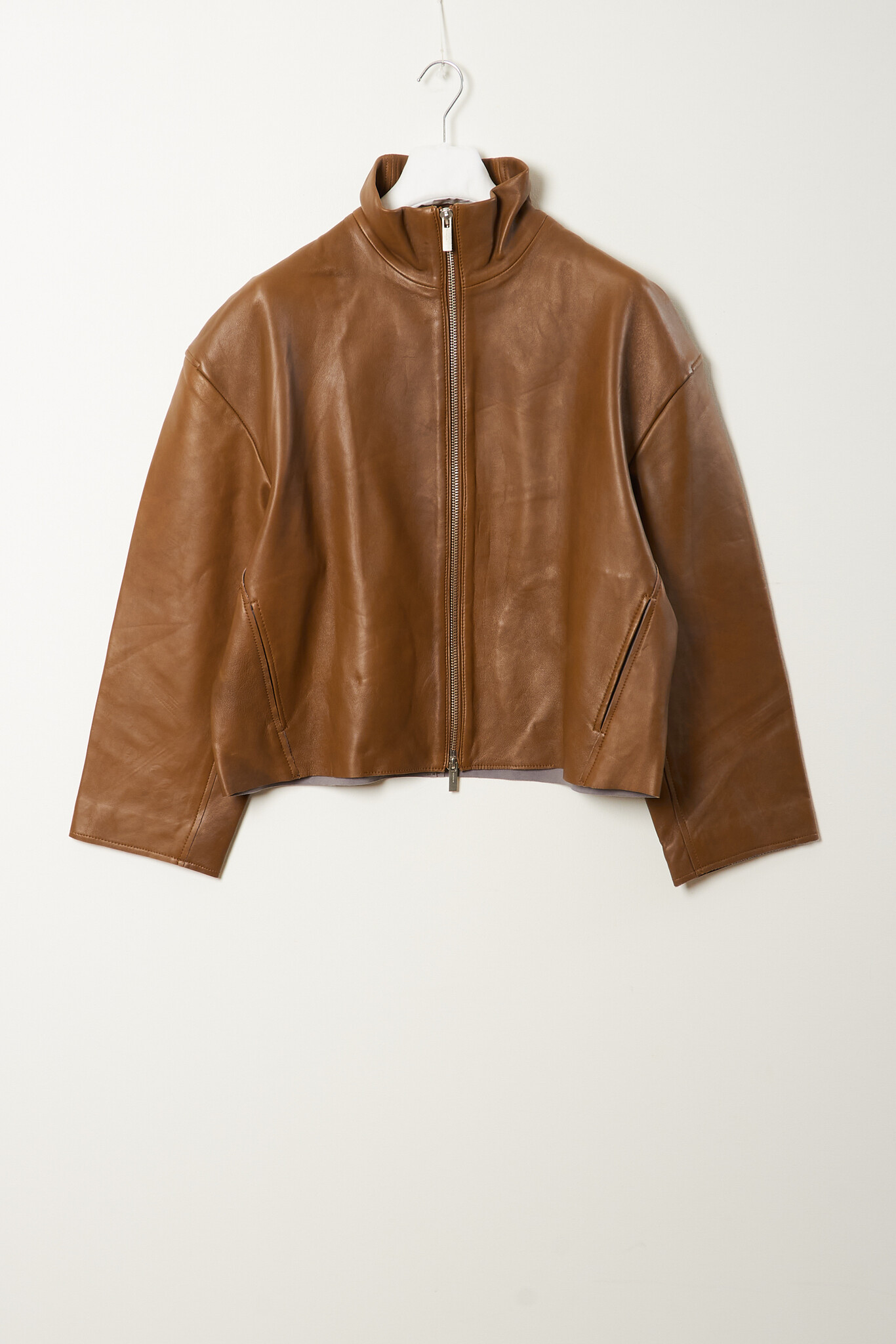 Bonded leather jacket
