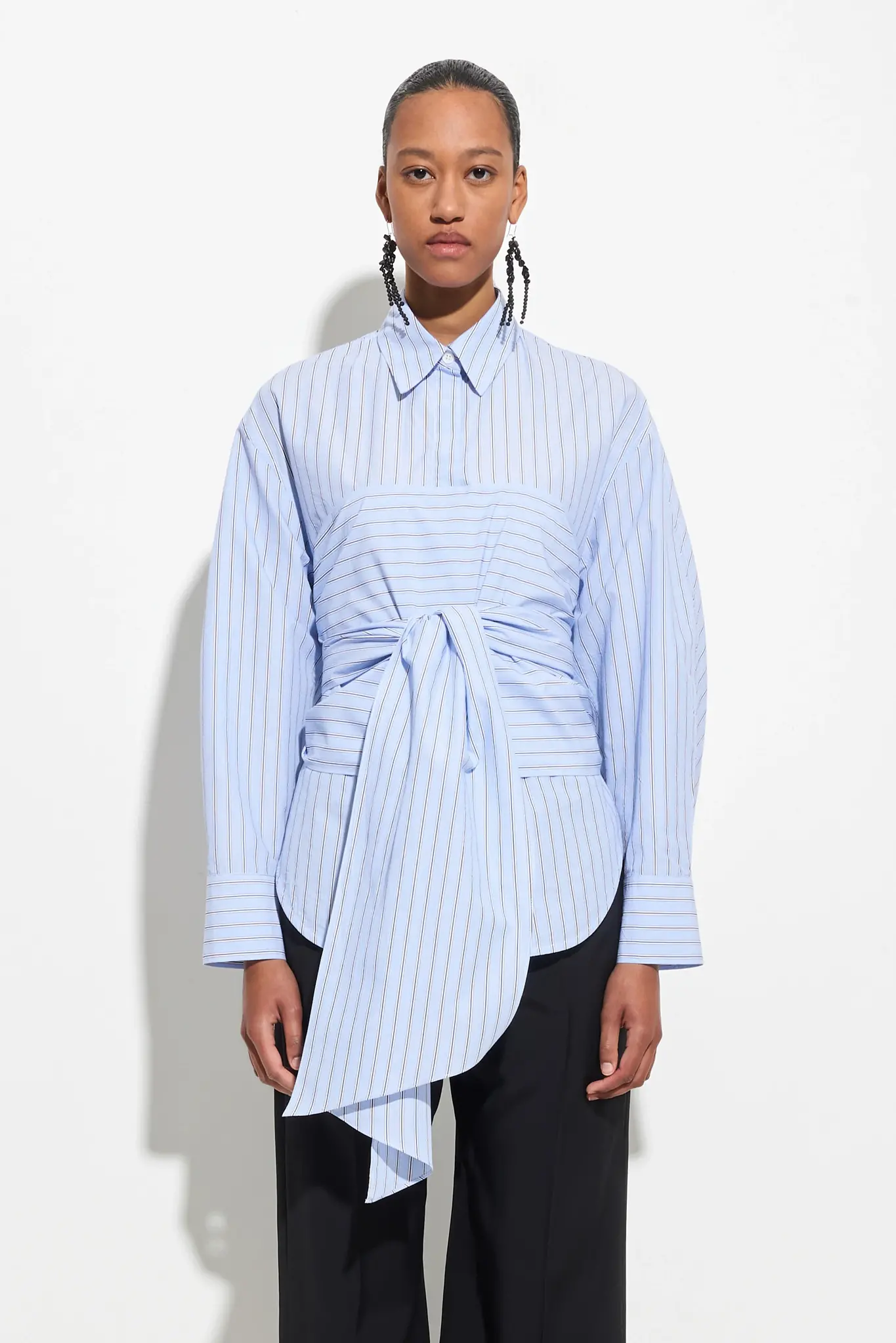 Christian Wijnants - Tarsy wrapped panel shirt
