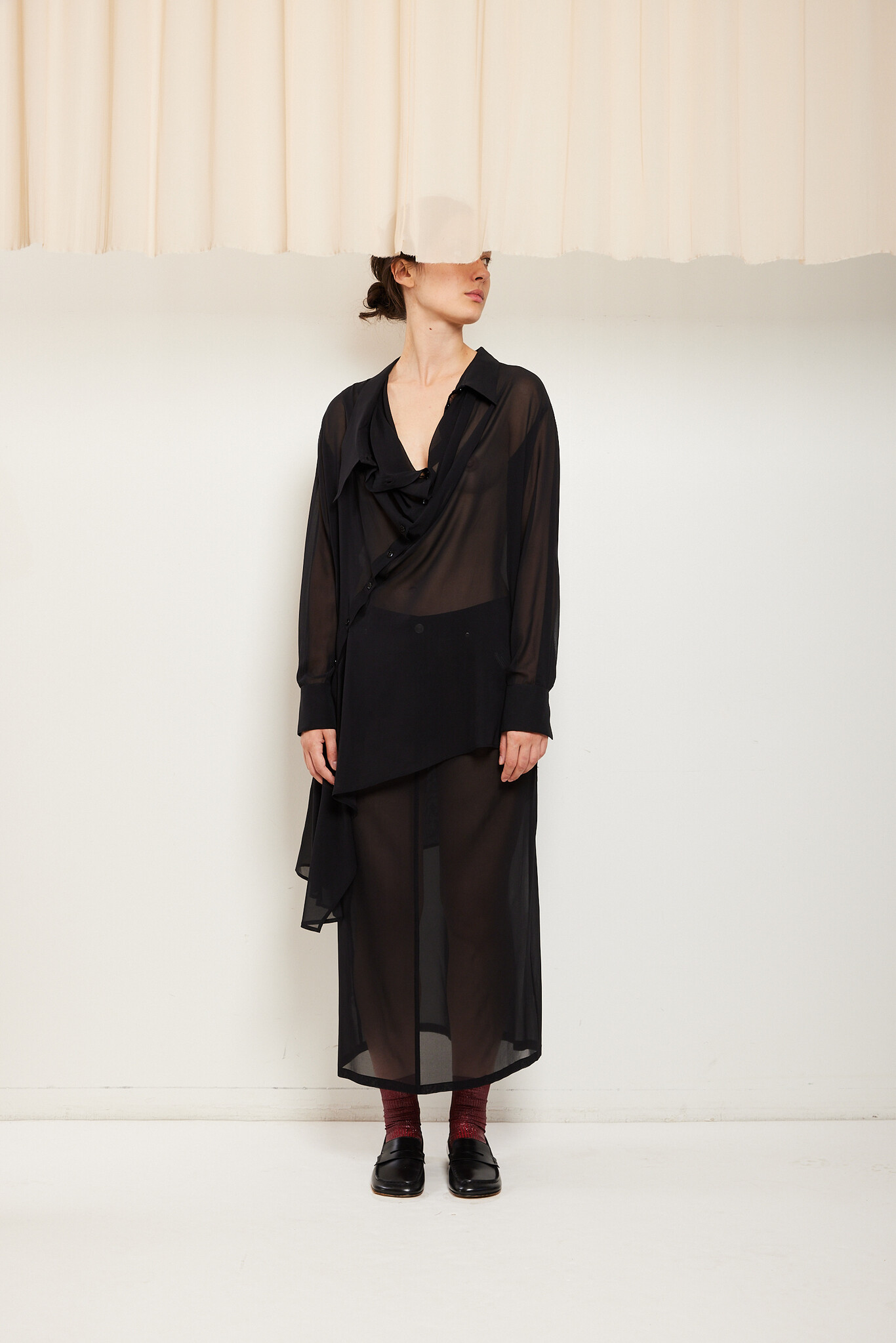  - 05 silk blend skirt