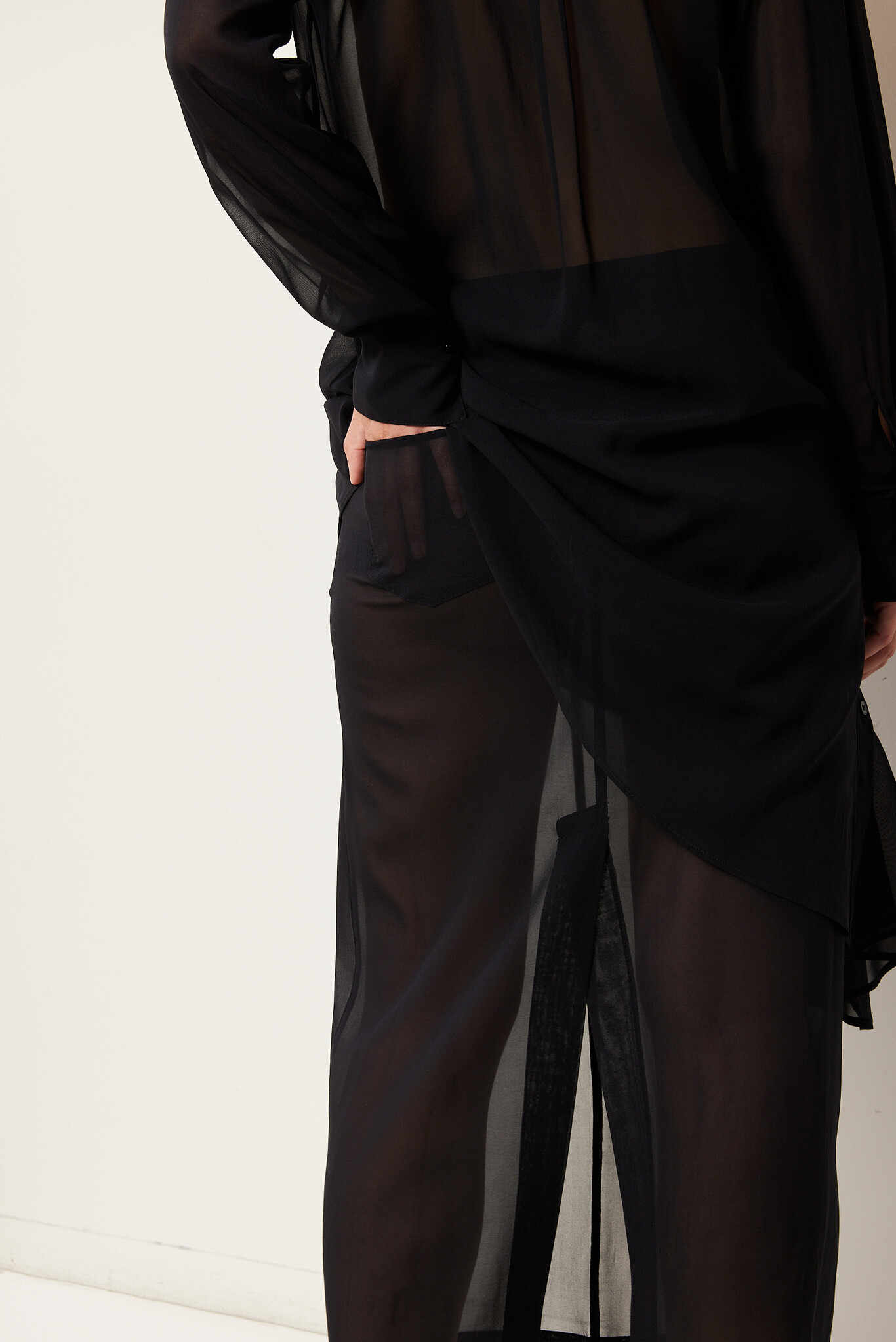  - 05 silk blend skirt