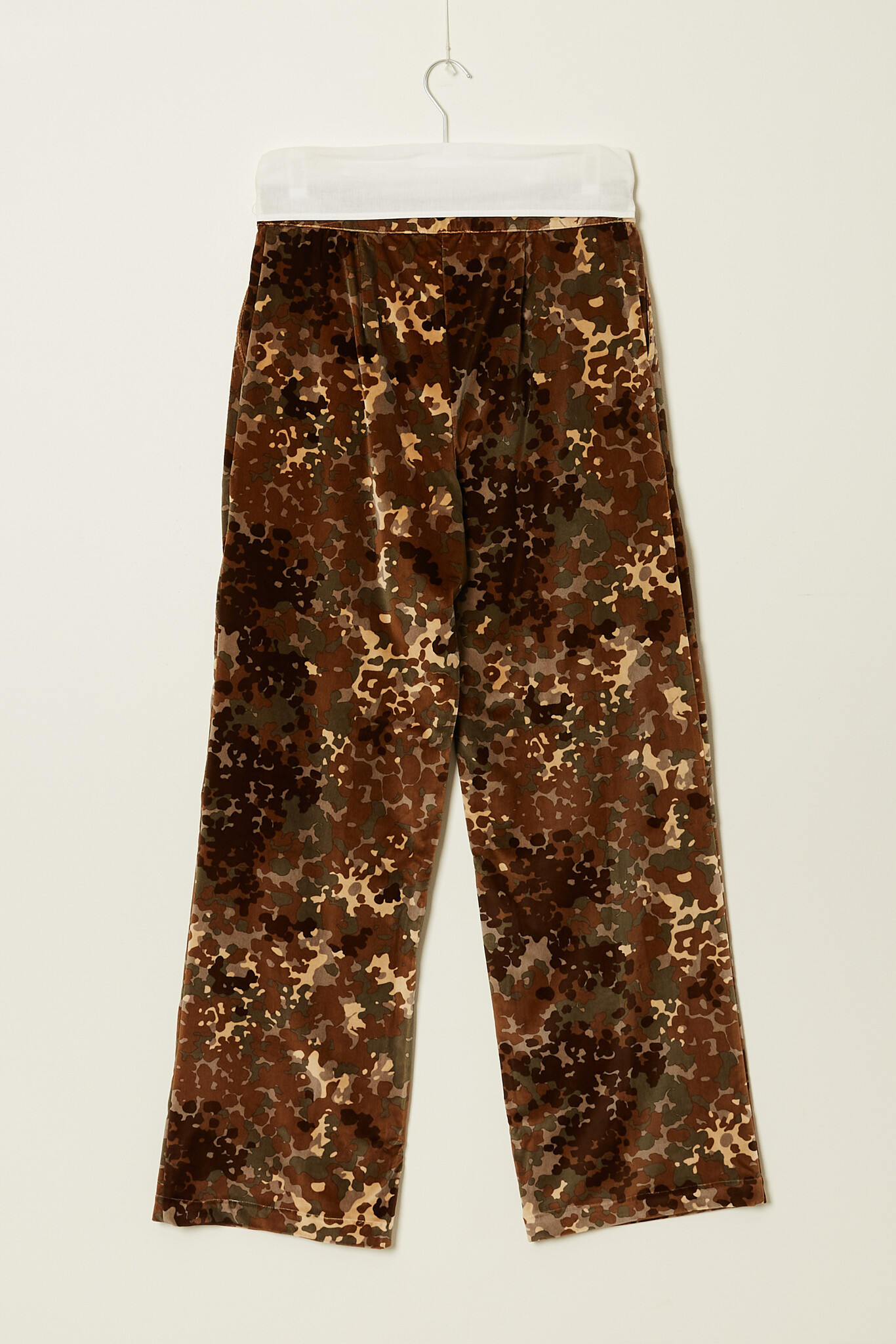  - Camu velvet oversized pants