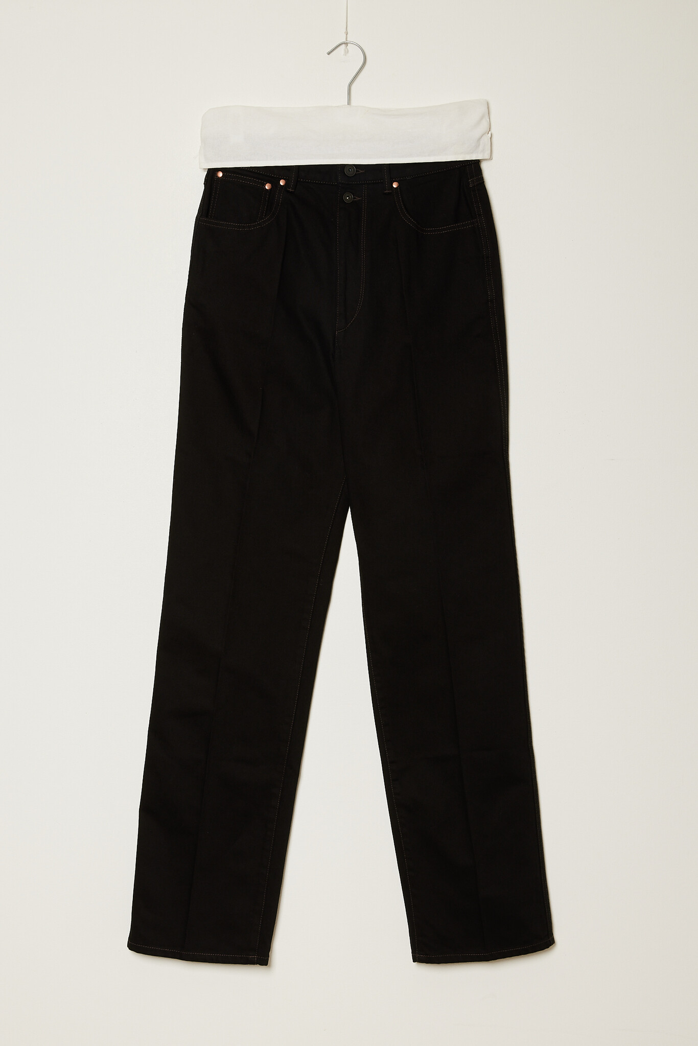 Lemaire - High waisted straight pants