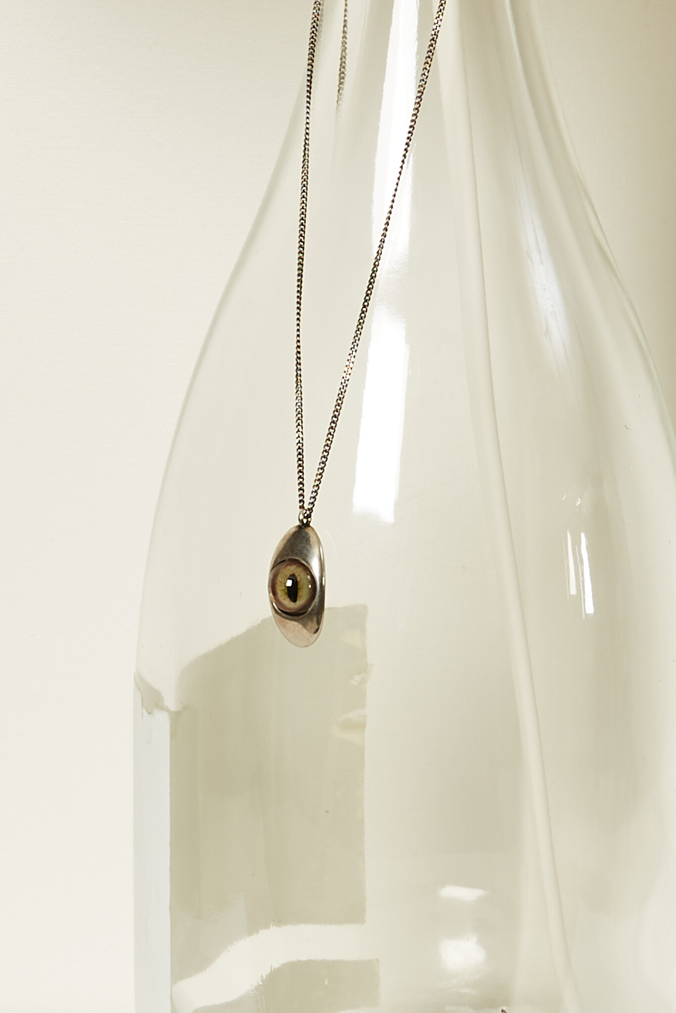 Lemaire - Cat eye pendant necklace