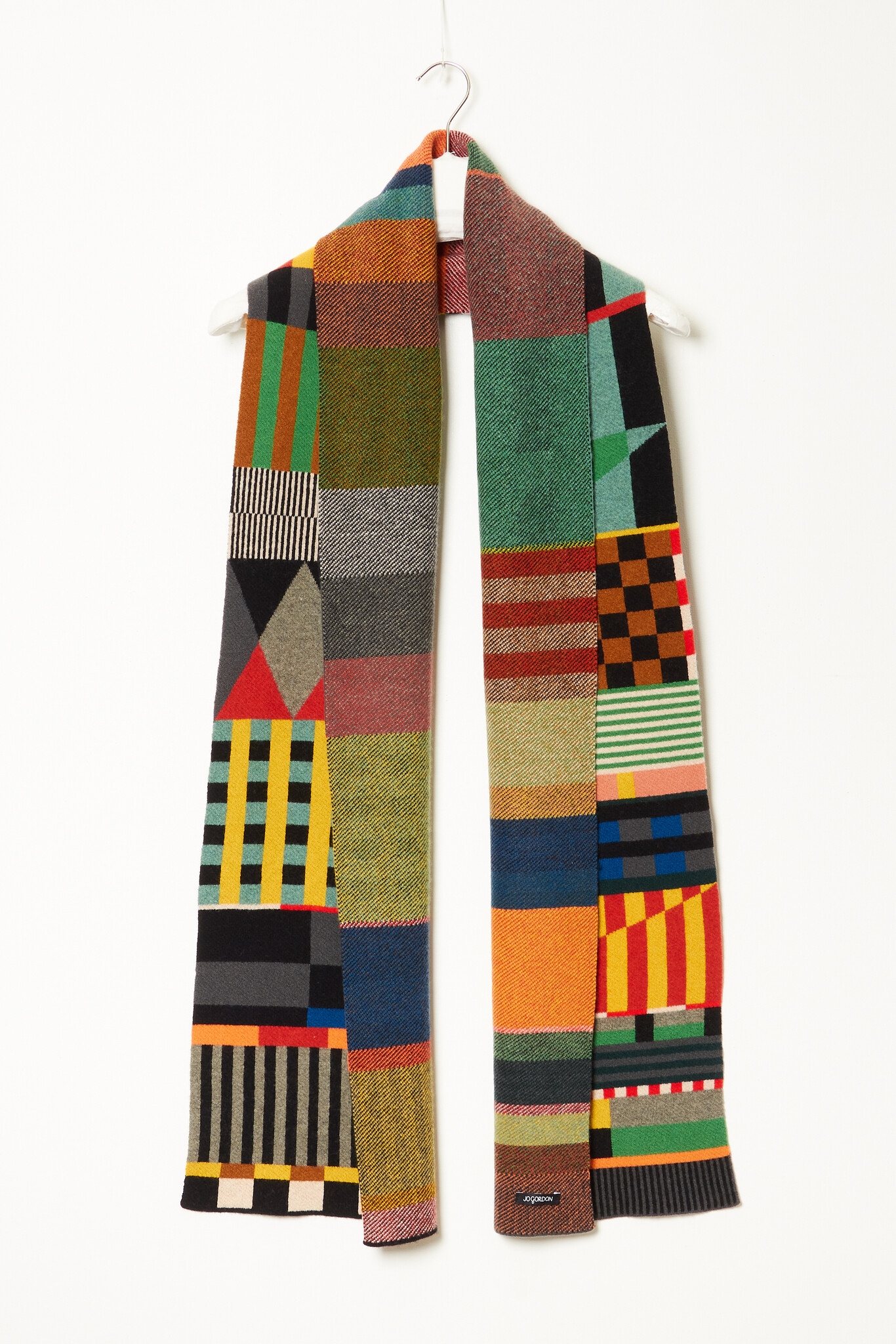 Jo Gordon 01 CAR Large Geometric Scarf