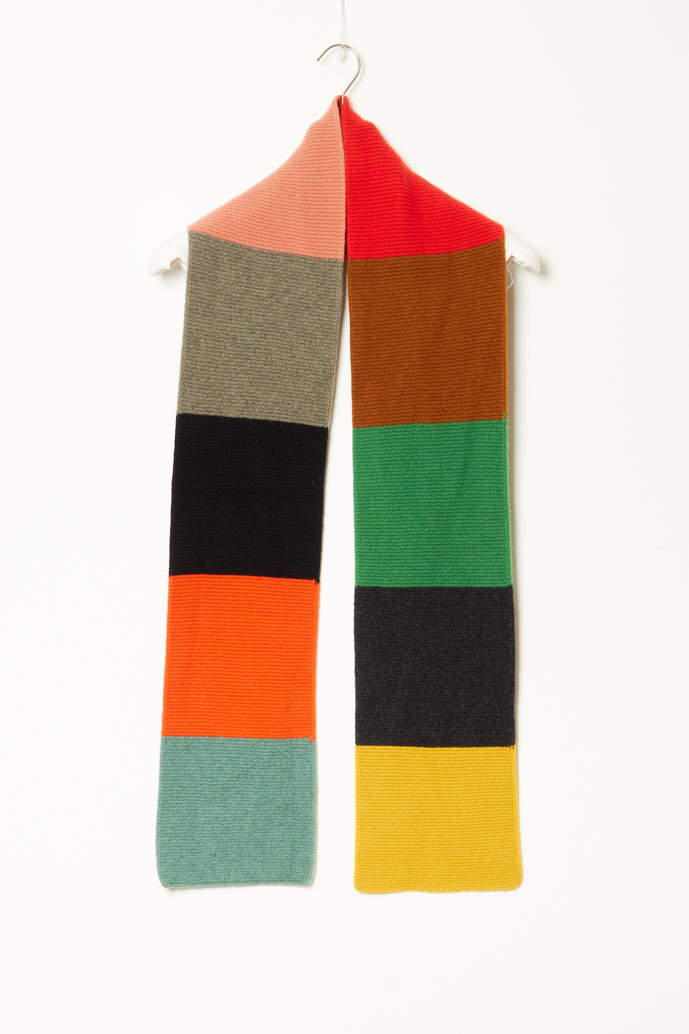 Jo Gordon 09 MAC Colourblock Garter Stitch Scarf
