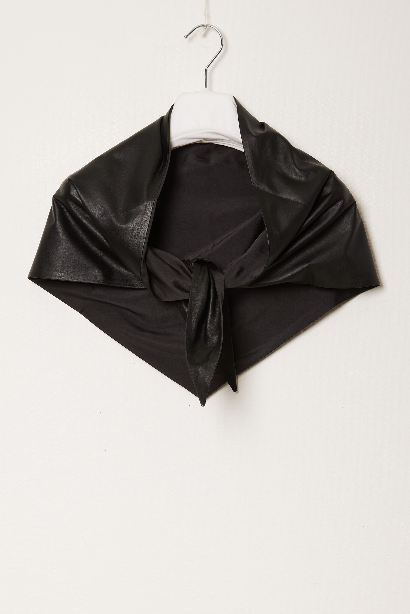 Lemaire - Large leather triangle scarf