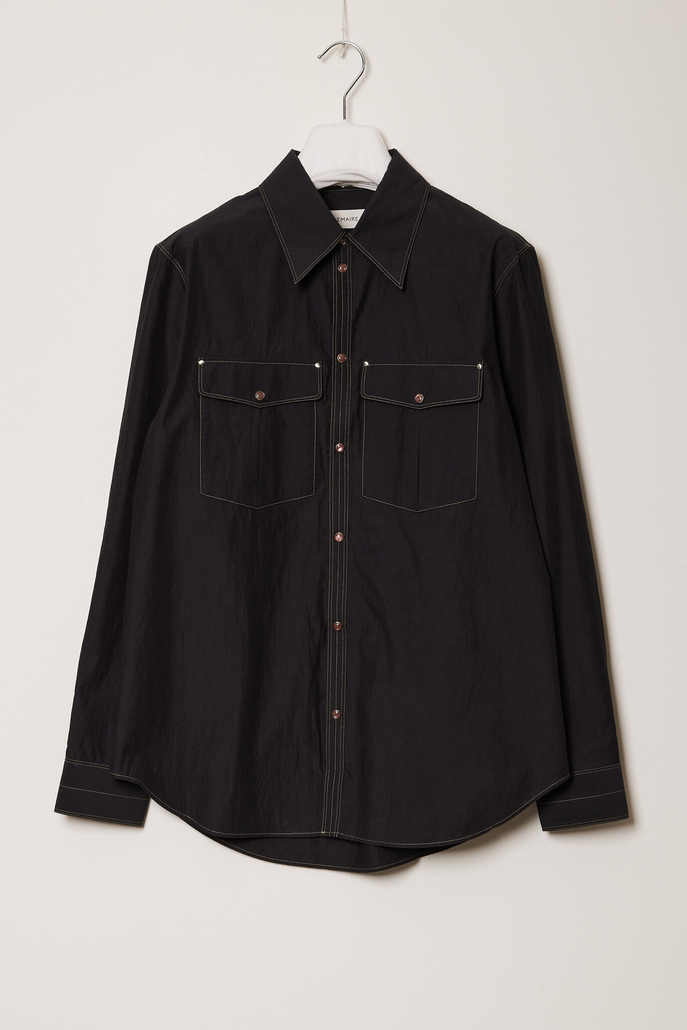Lemaire - Chest pocket fitted shirt