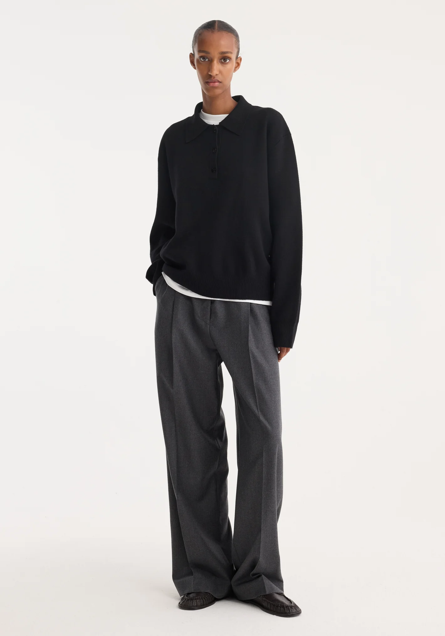 Róhe - Compact knitted polo