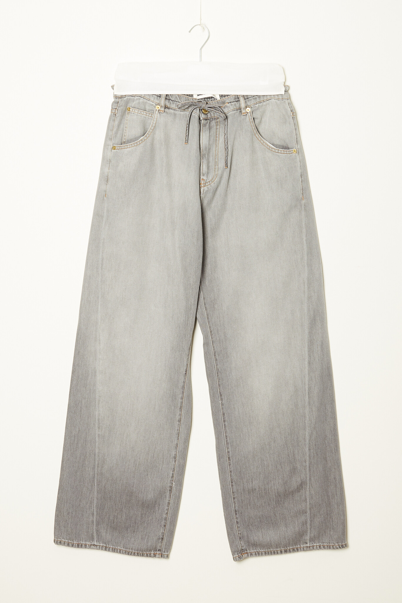 Darkpark Iris tencel paper bag denim