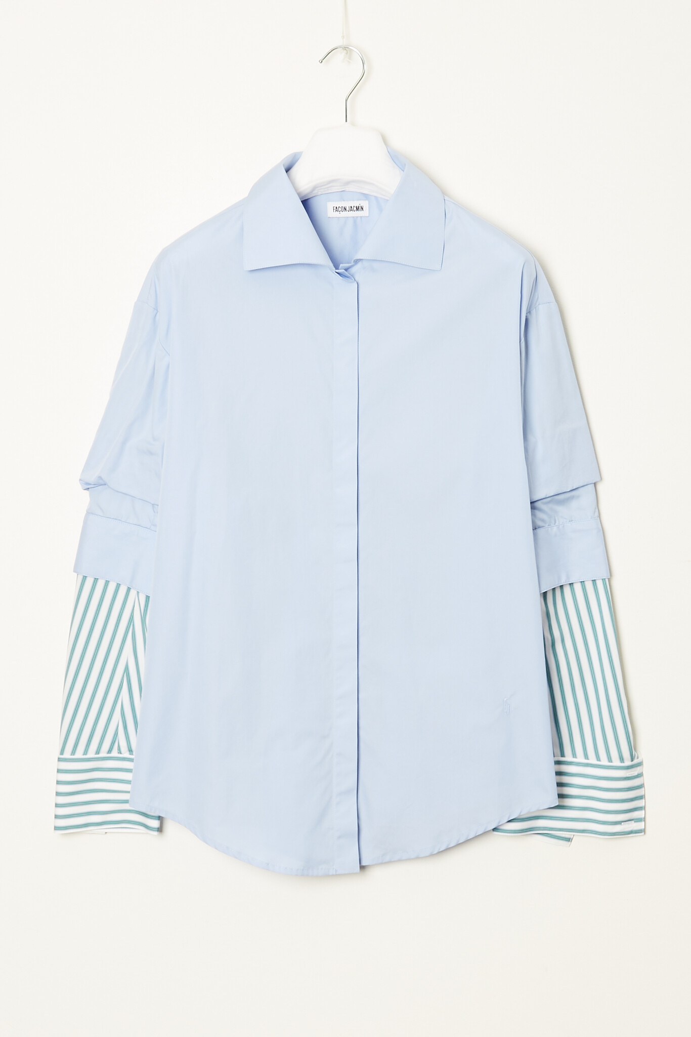 Facon Jacmīn Cosmo trompe l'oeil shirt