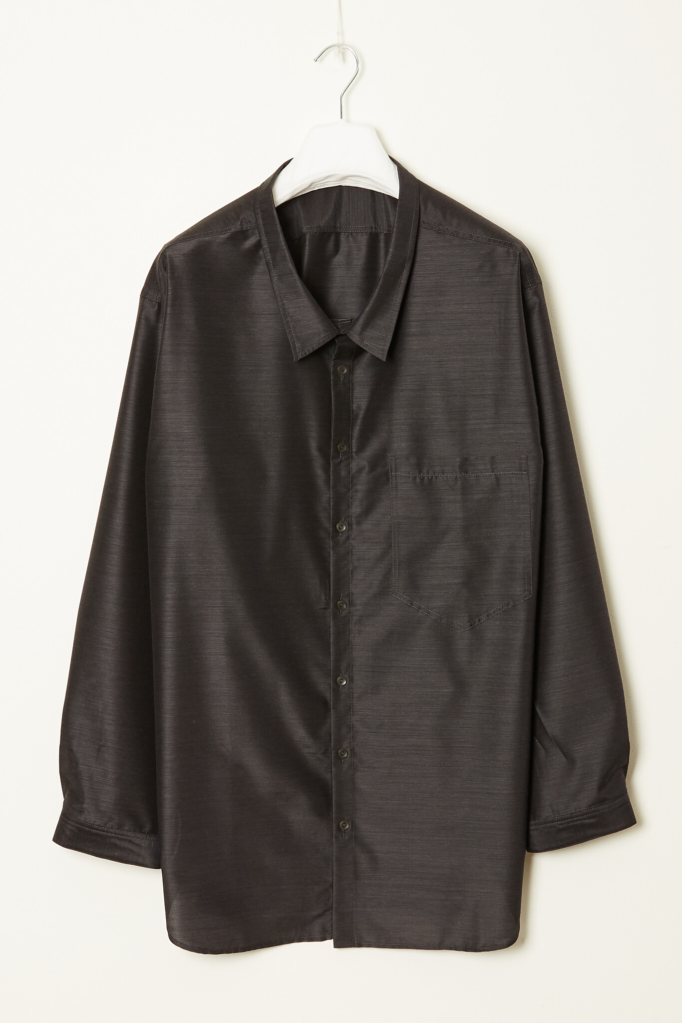 Monique van Heist - No5 dropneck silk wool shirt