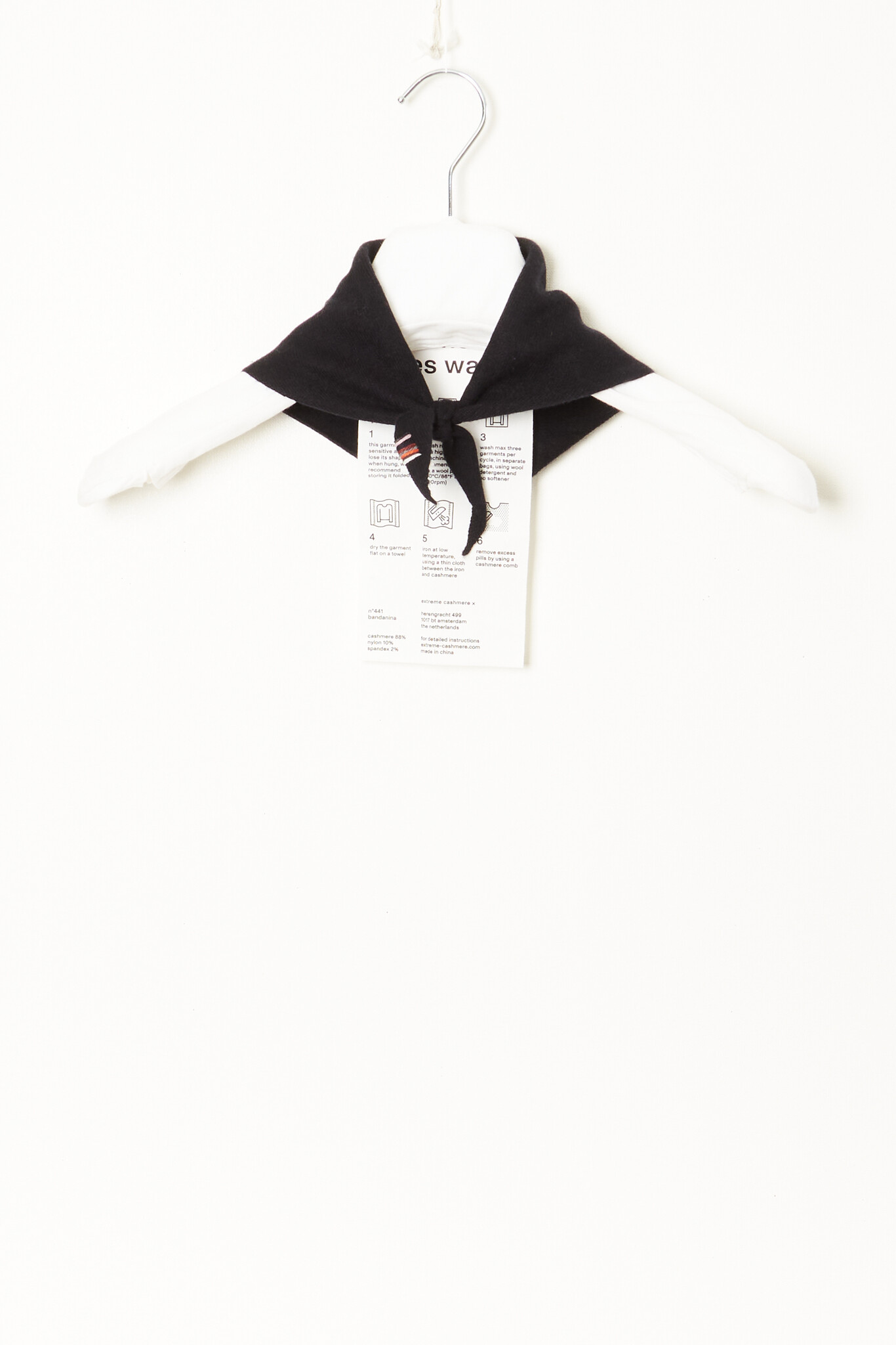 Extreme cashmere n°441 cashmere bandanina