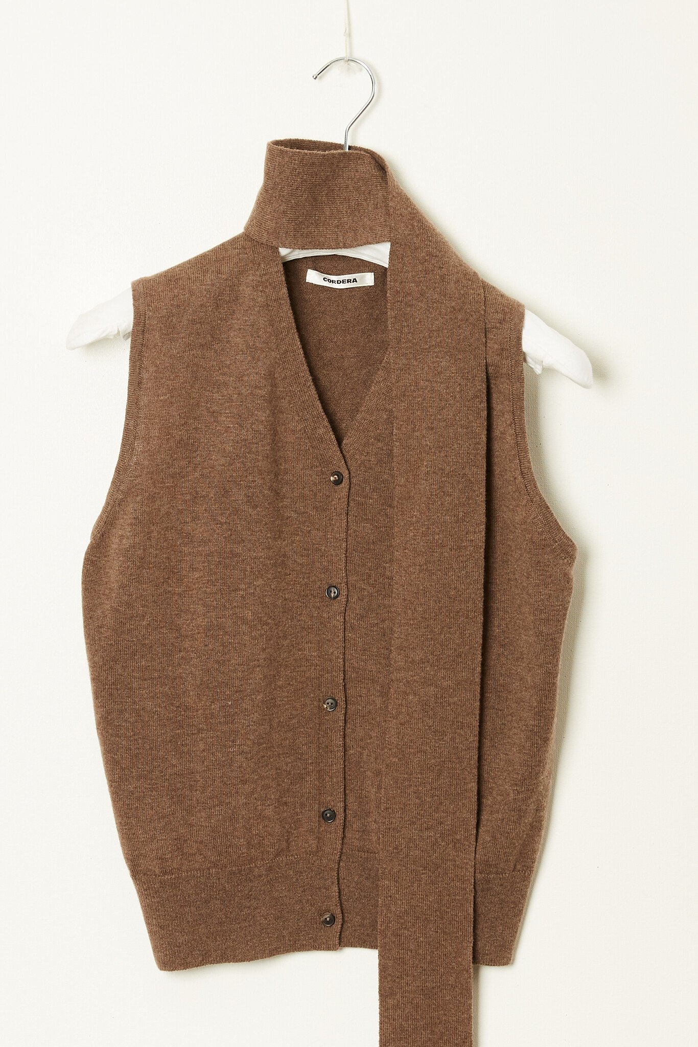 Cordera Merino wool lace waistcoat