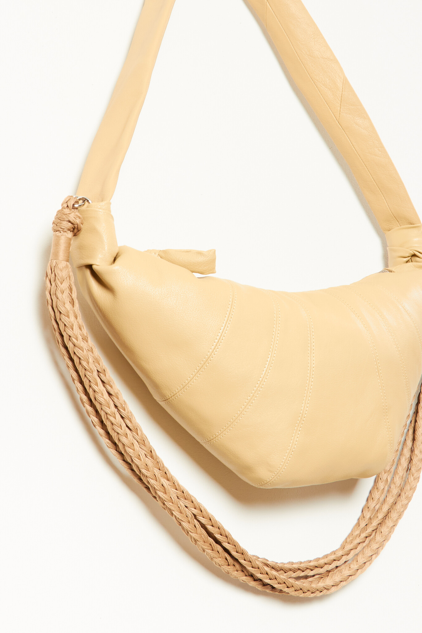 Lemaire - Braid medium croissant bag