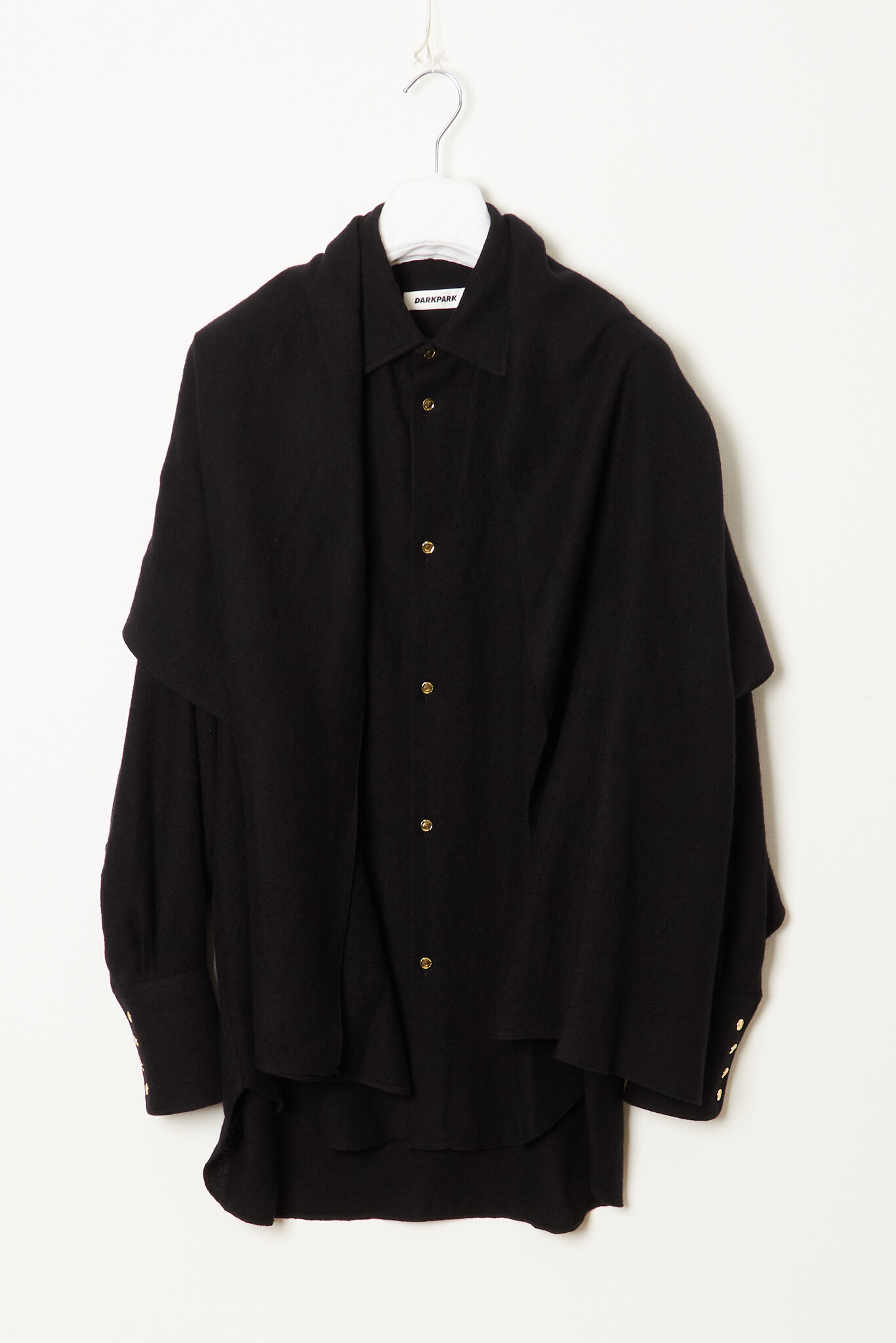 Darkpark Georgia scarf japanese wool shirt