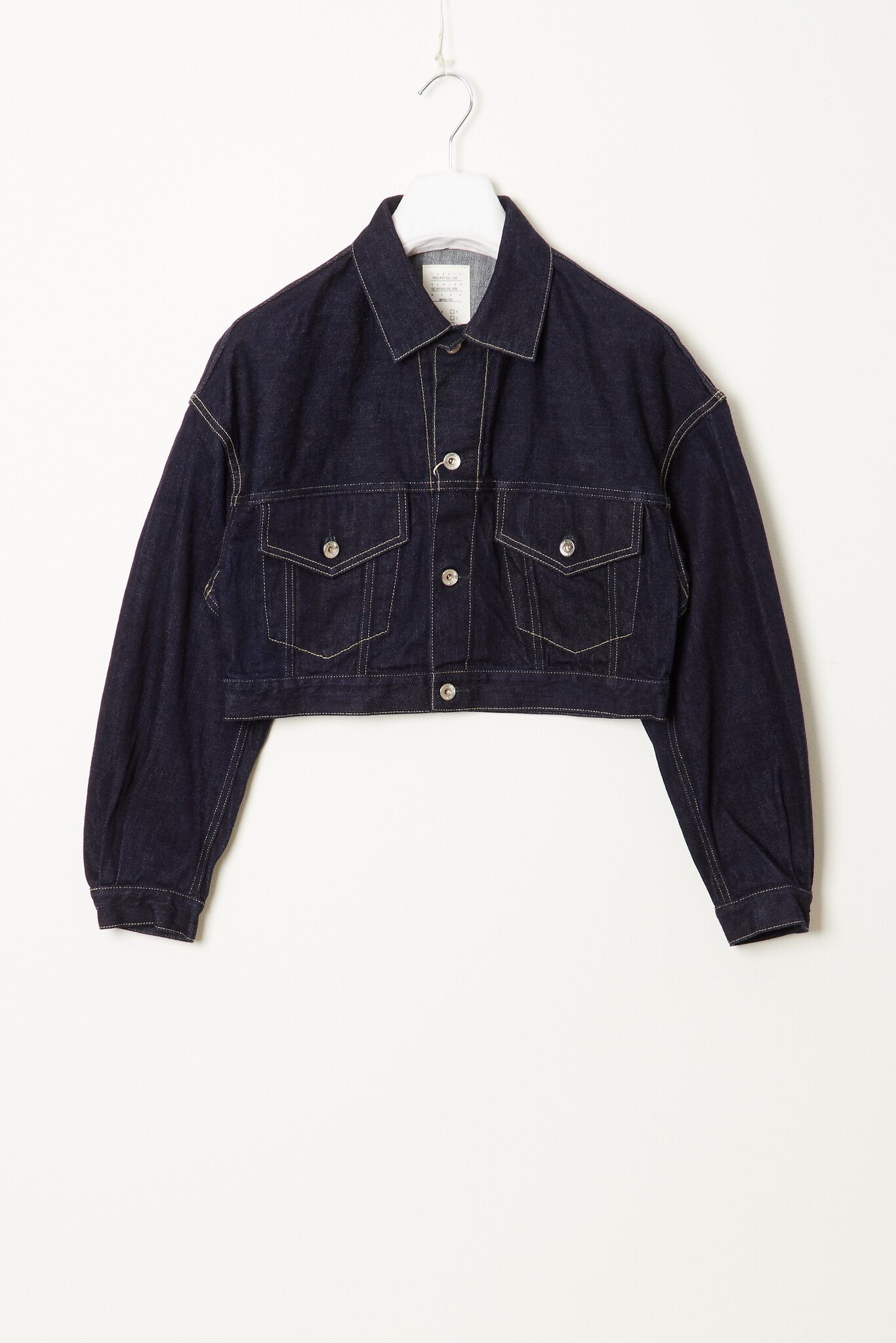 Kuro Selvedge cropped trucker jacket