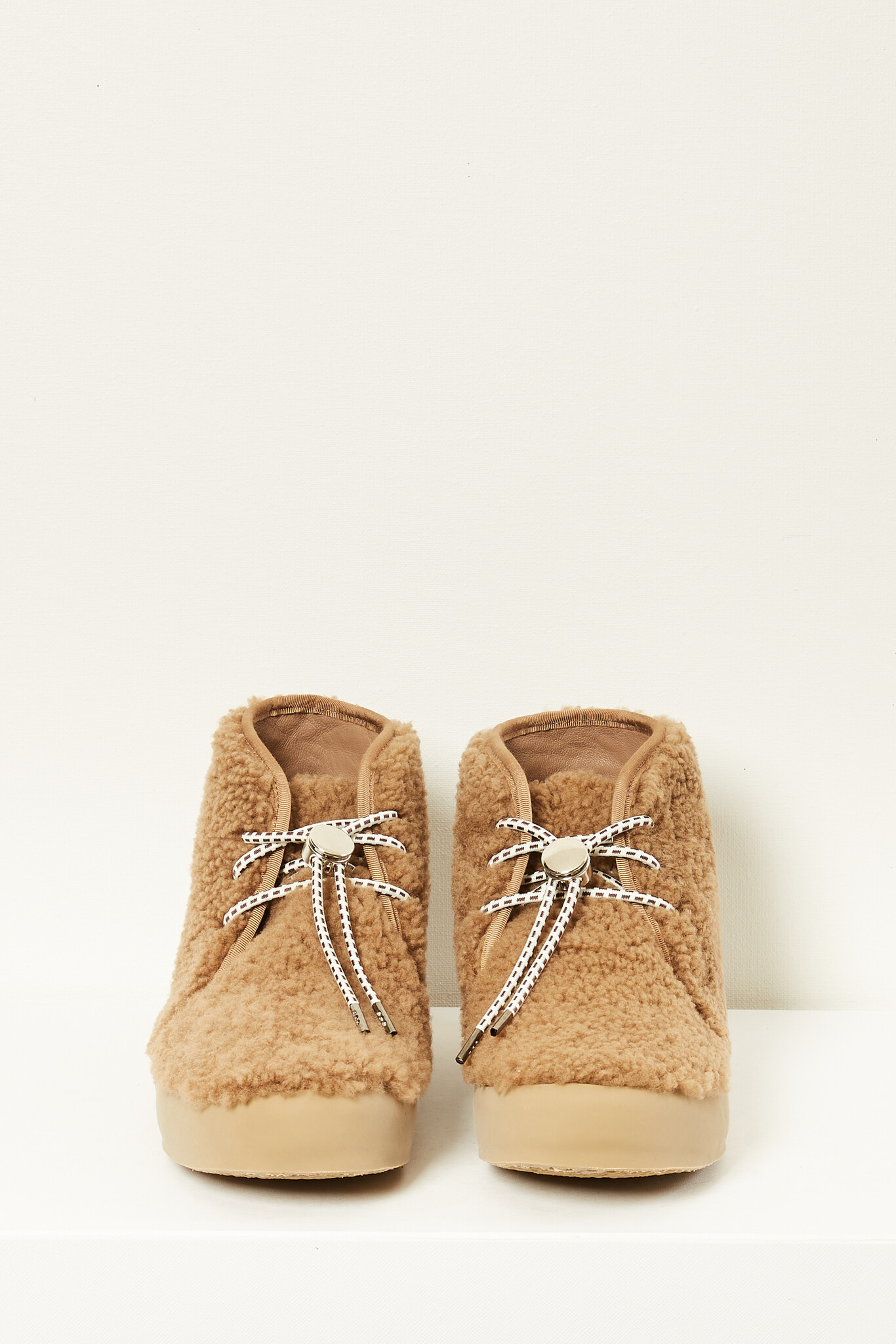  - Desert shearling lace up