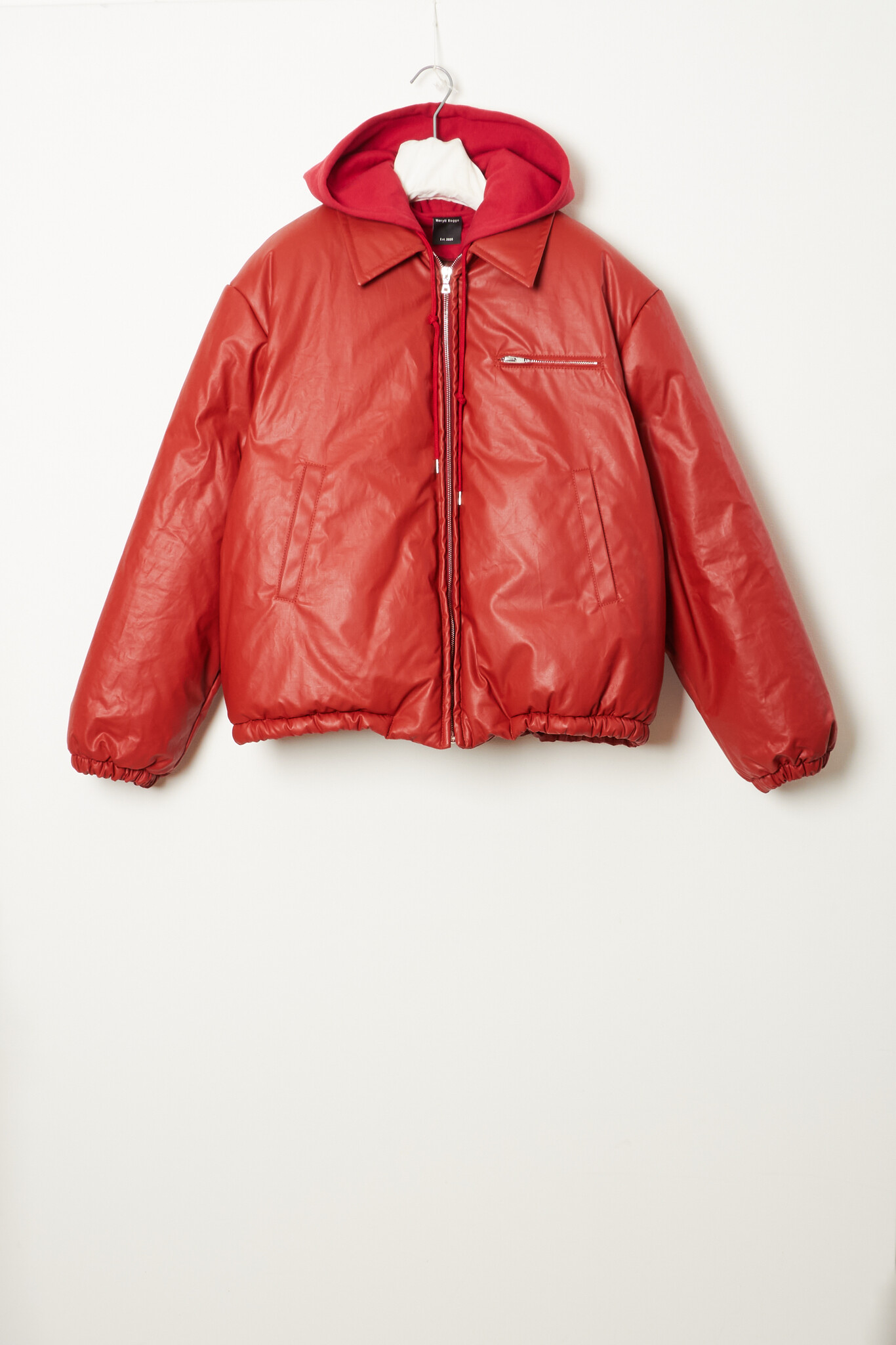 Meryll Rogge Coated cotton padded bomber