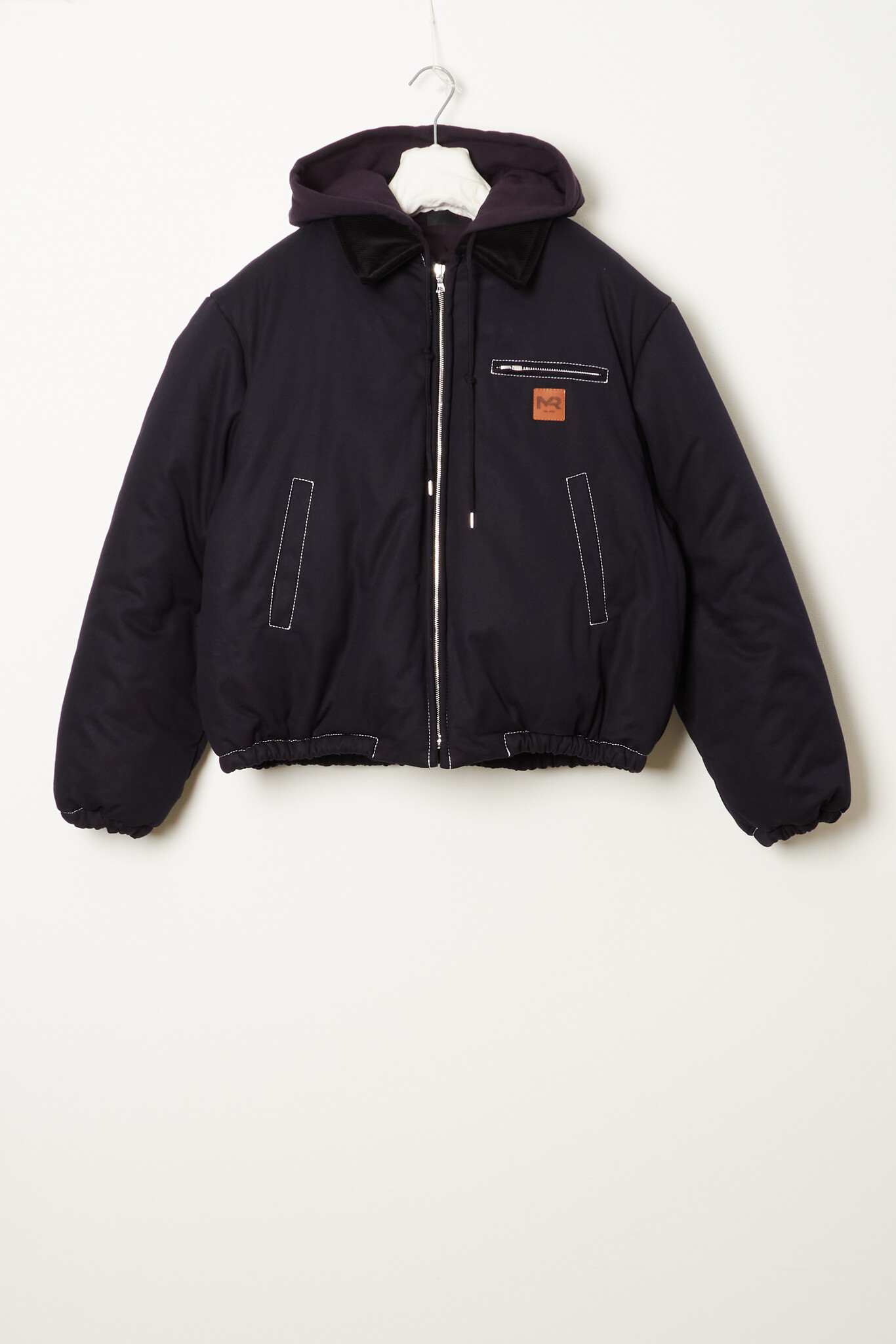 Meryll Rogge Dyed cotton padded bomber