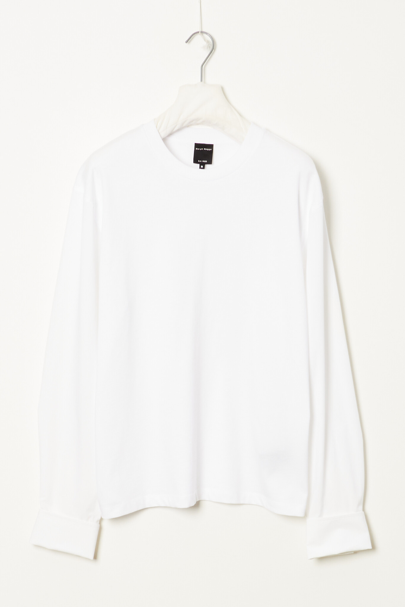 Meryll Rogge T-shirt with shirting sleeves