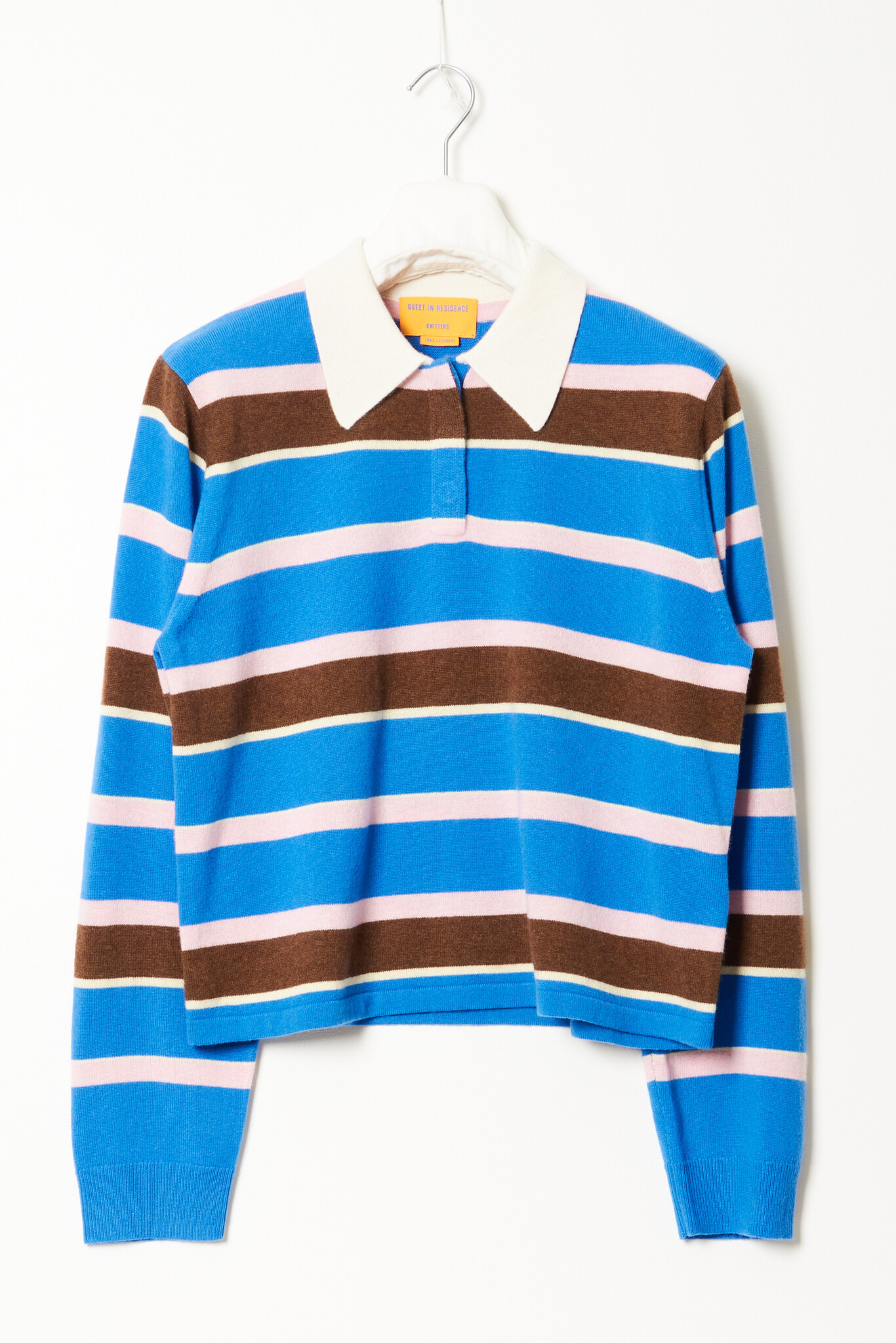 Guest in Residence Cropped Stripe Rugby