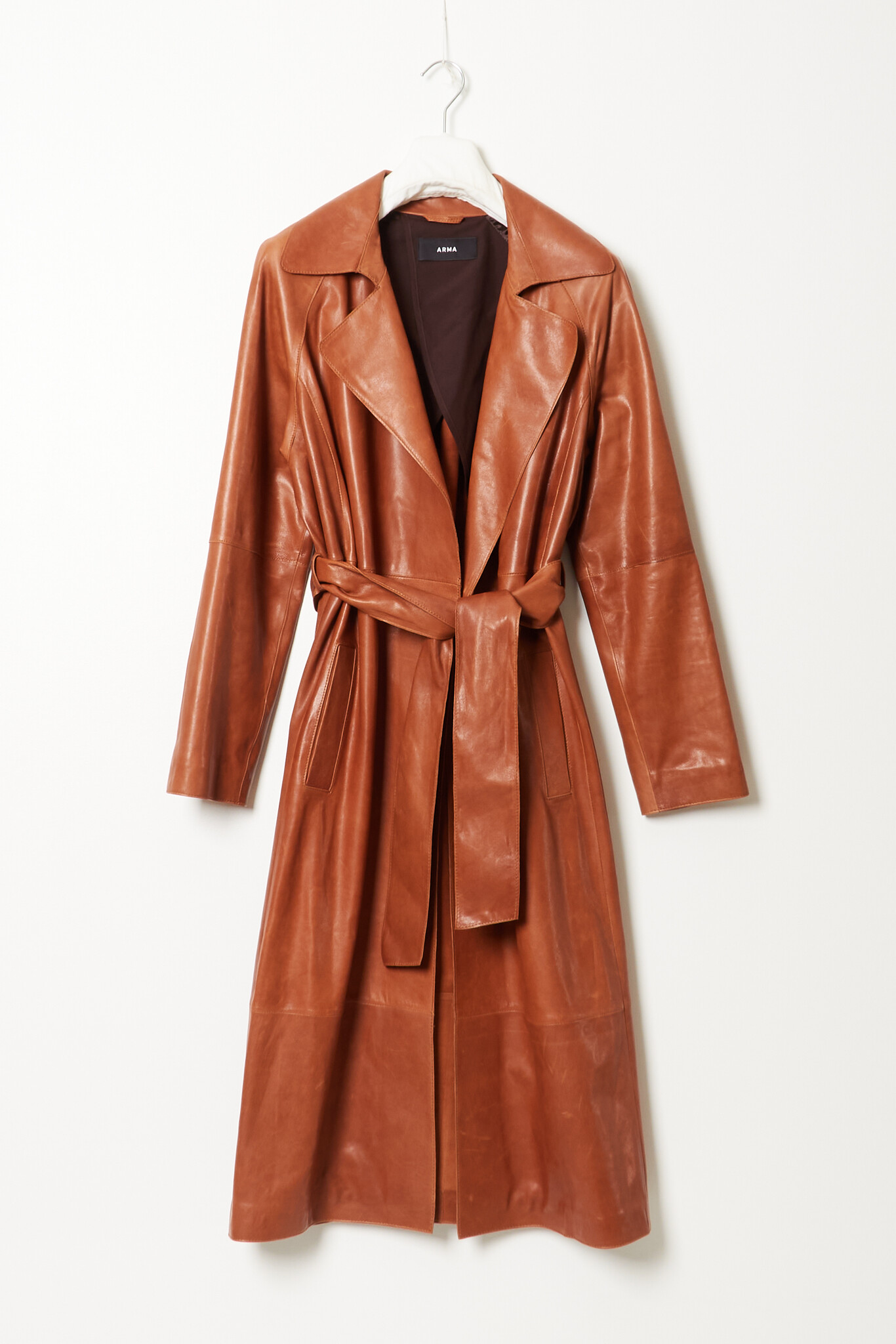 Yava leather coat
