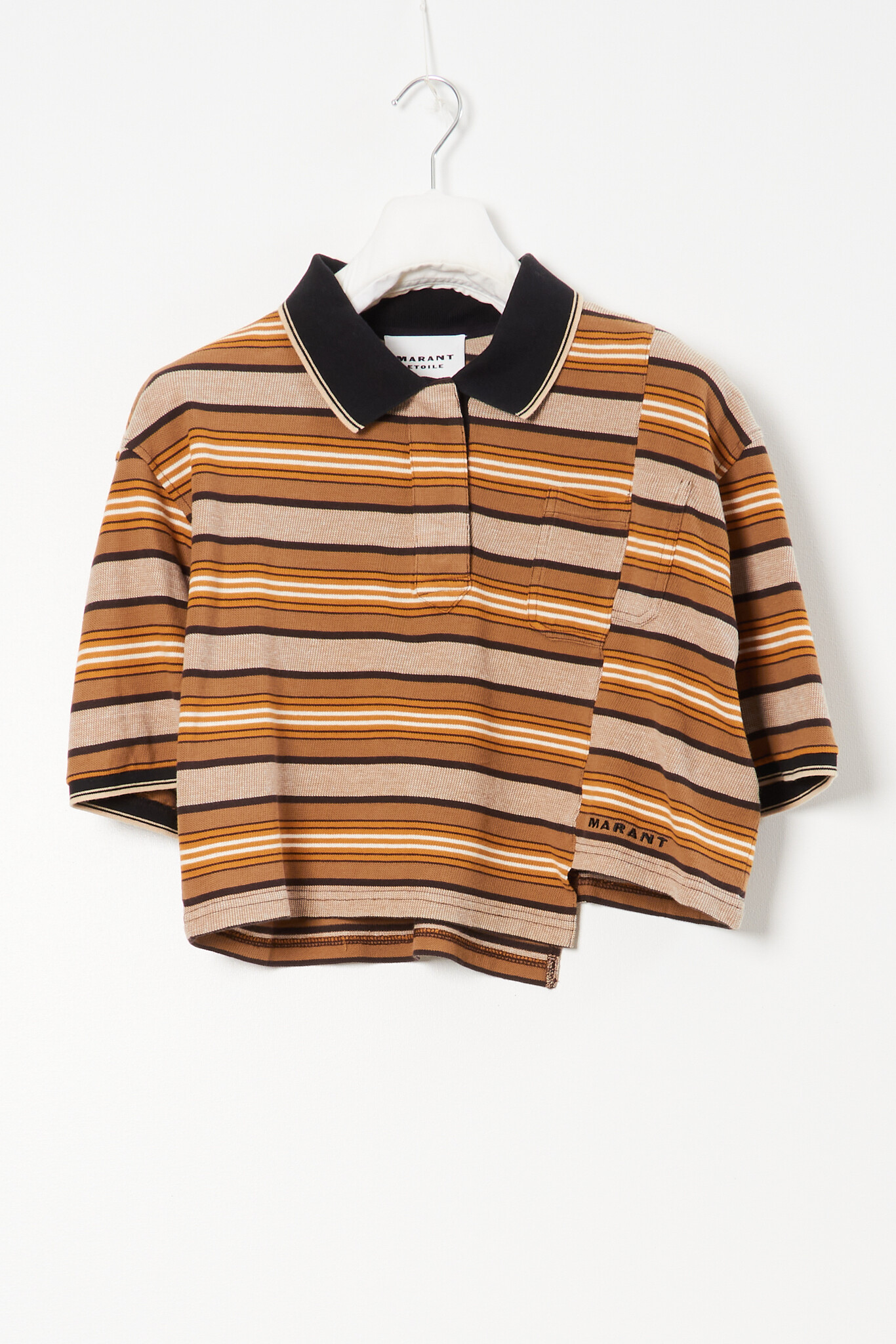 Marant Etoile - Isalyne pique striped polo
