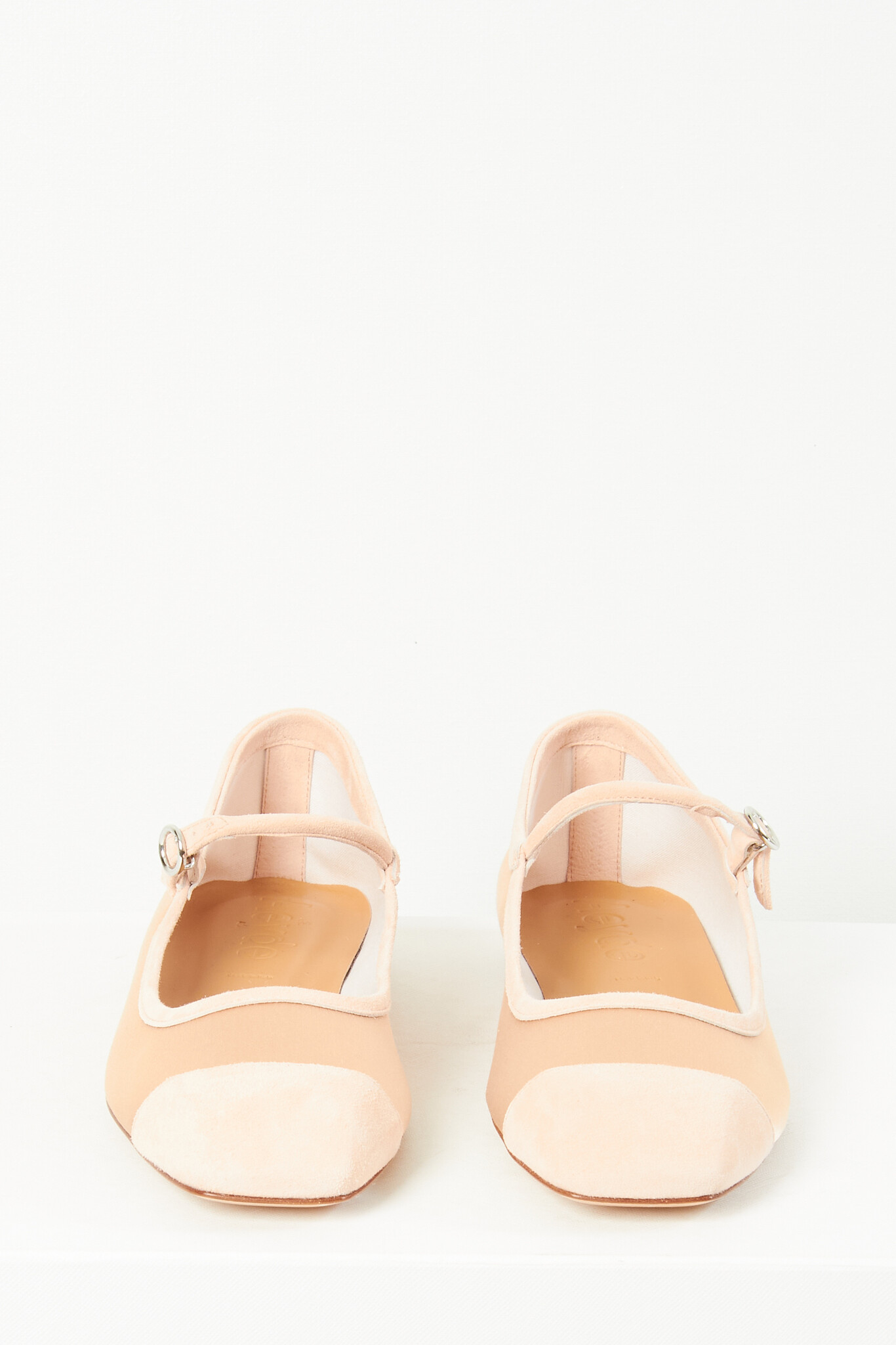 Aeyde - Uma cap satin suede mari jane