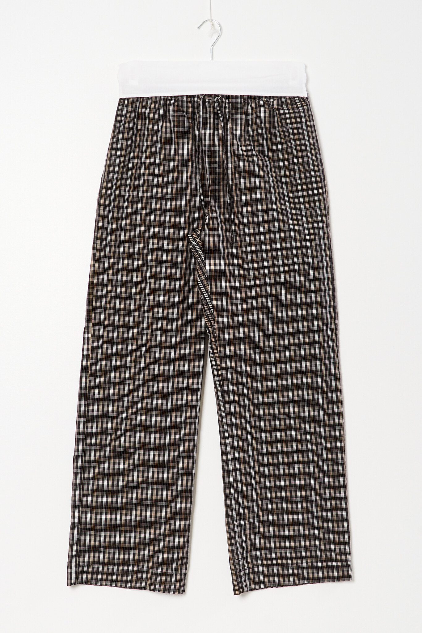 Róhe Relaxed fit checked trousers