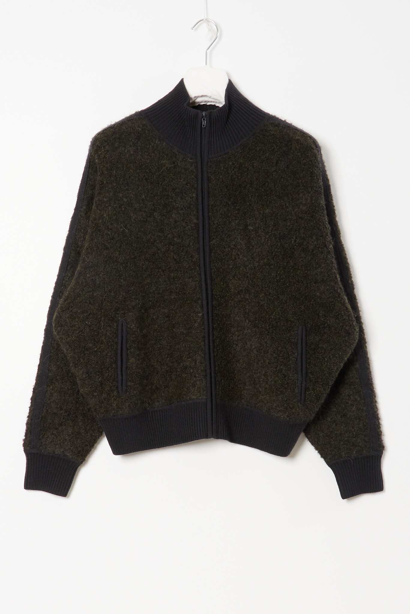 6397 Track zip up sweater