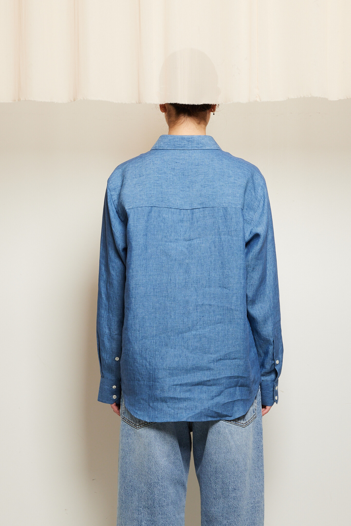Róhe - Classic chambray linen shirt