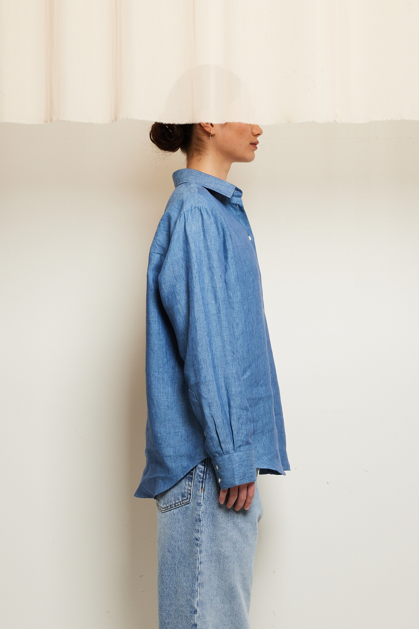 Róhe - Classic chambray linen shirt