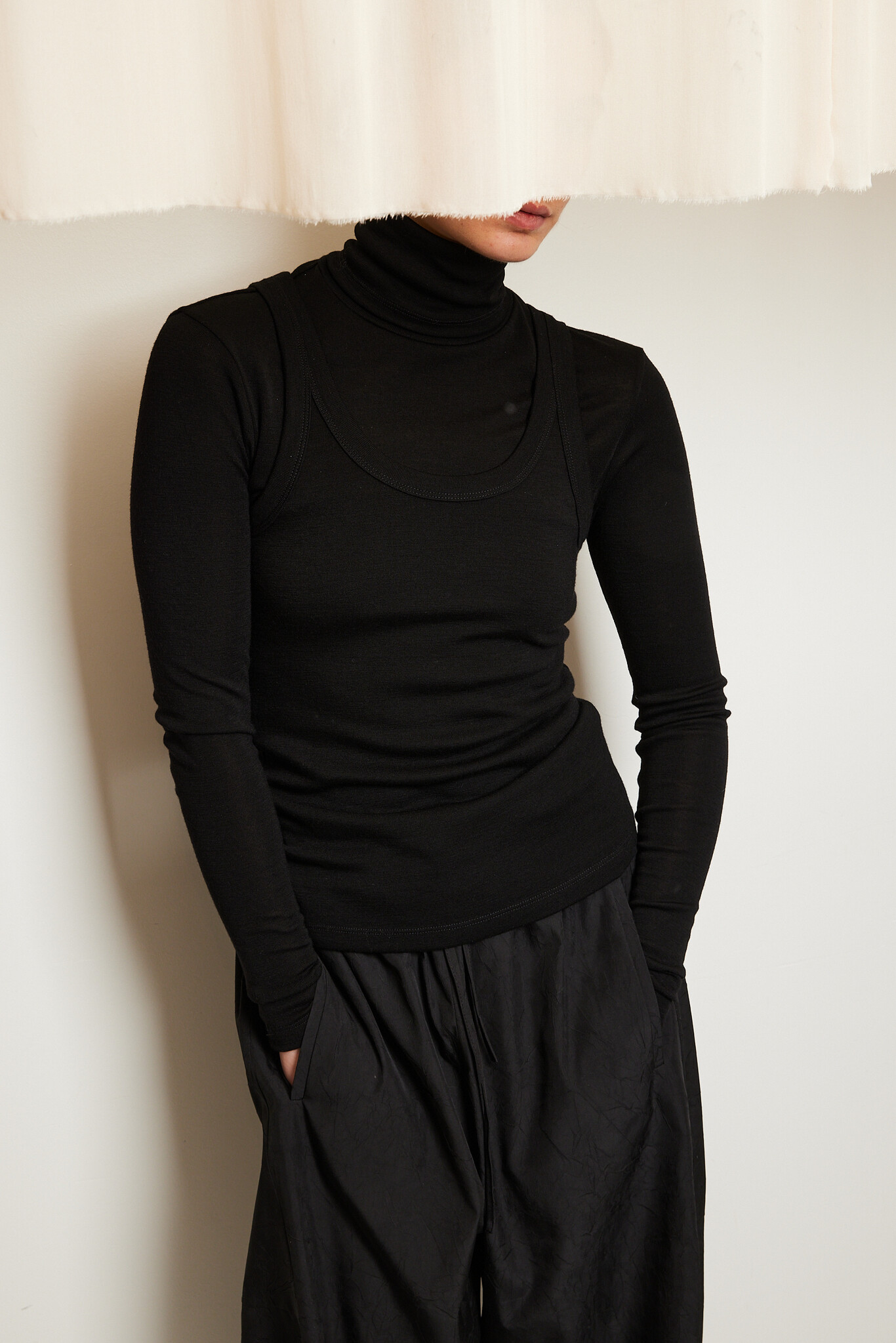 Róhe - Double-layer merino jersey