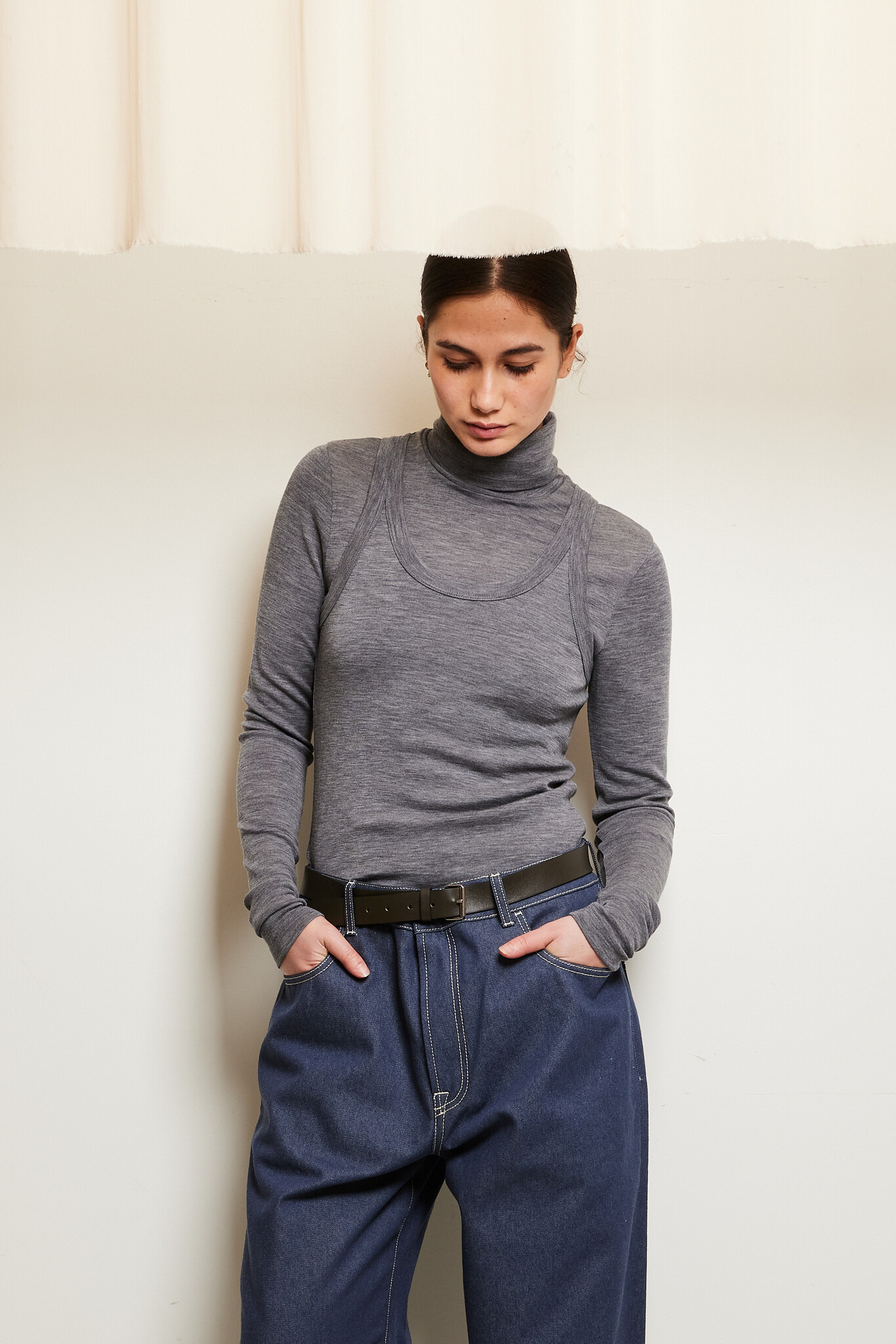 Róhe - Double-layer merino jersey