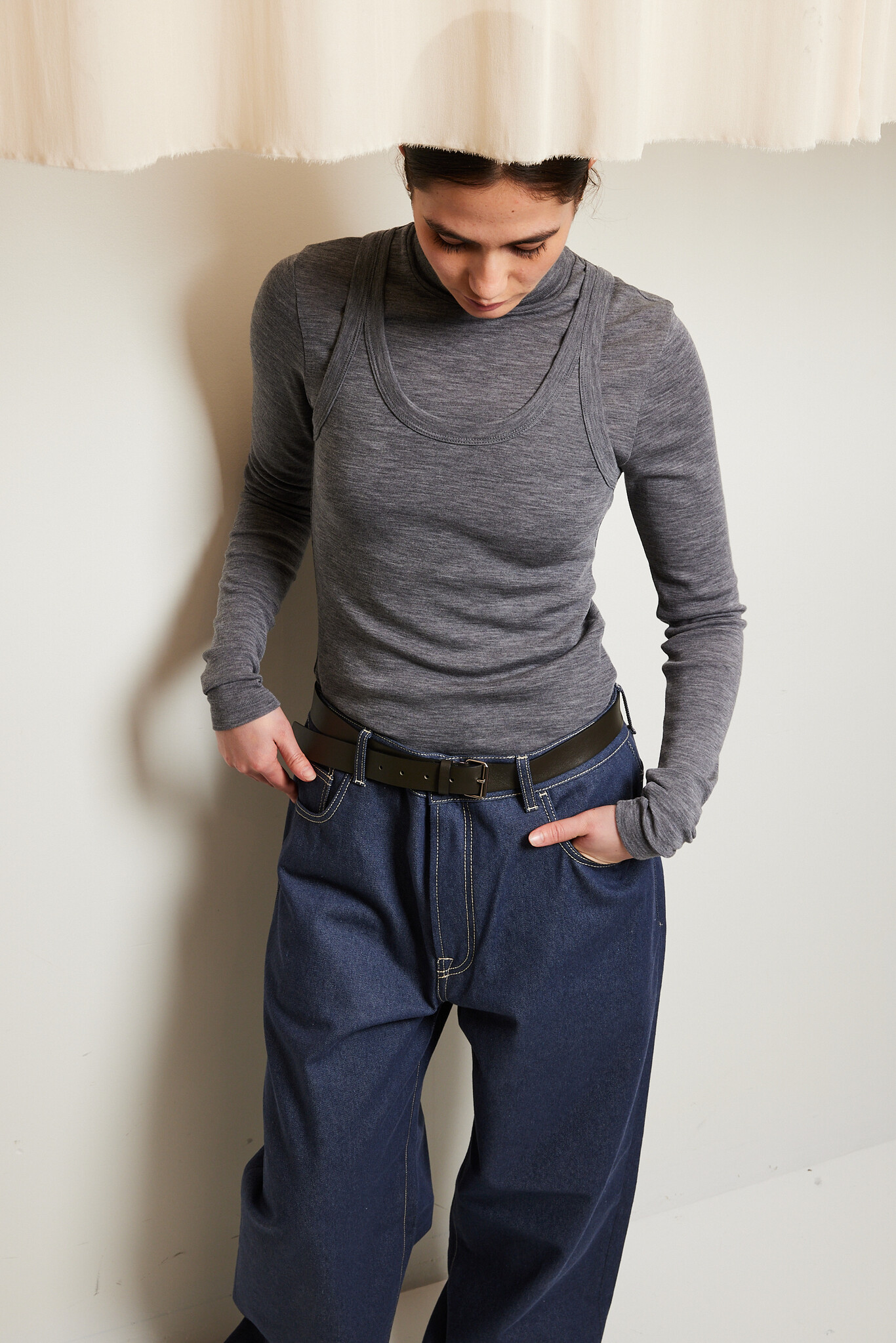 Róhe - Double-layer merino jersey