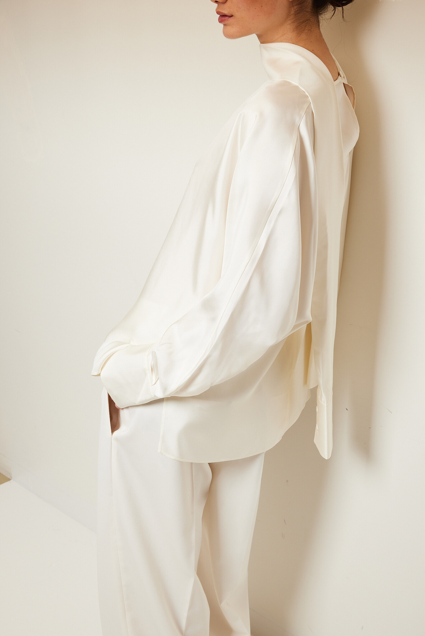 Róhe - Foulard silk top