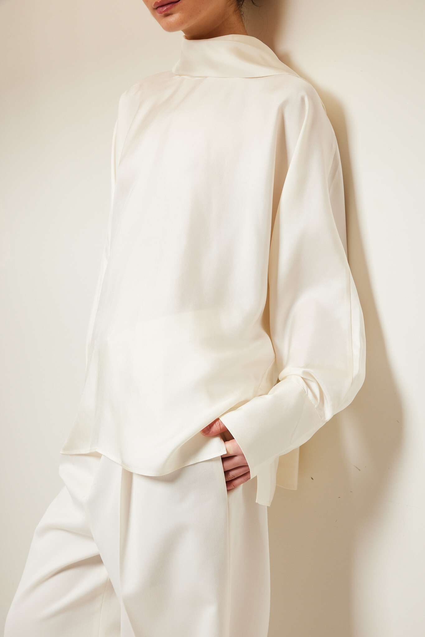 Róhe - Foulard silk top