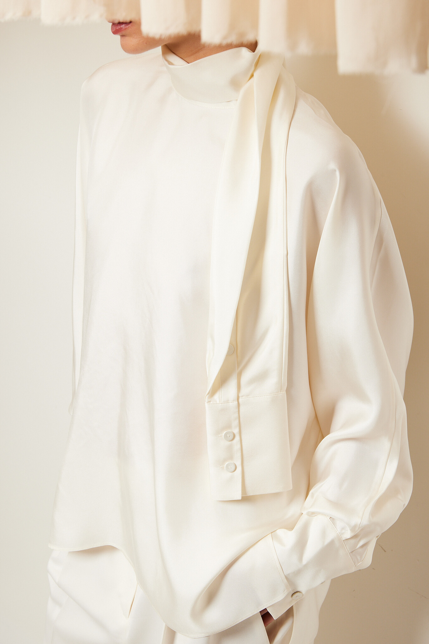 Róhe - Foulard silk top