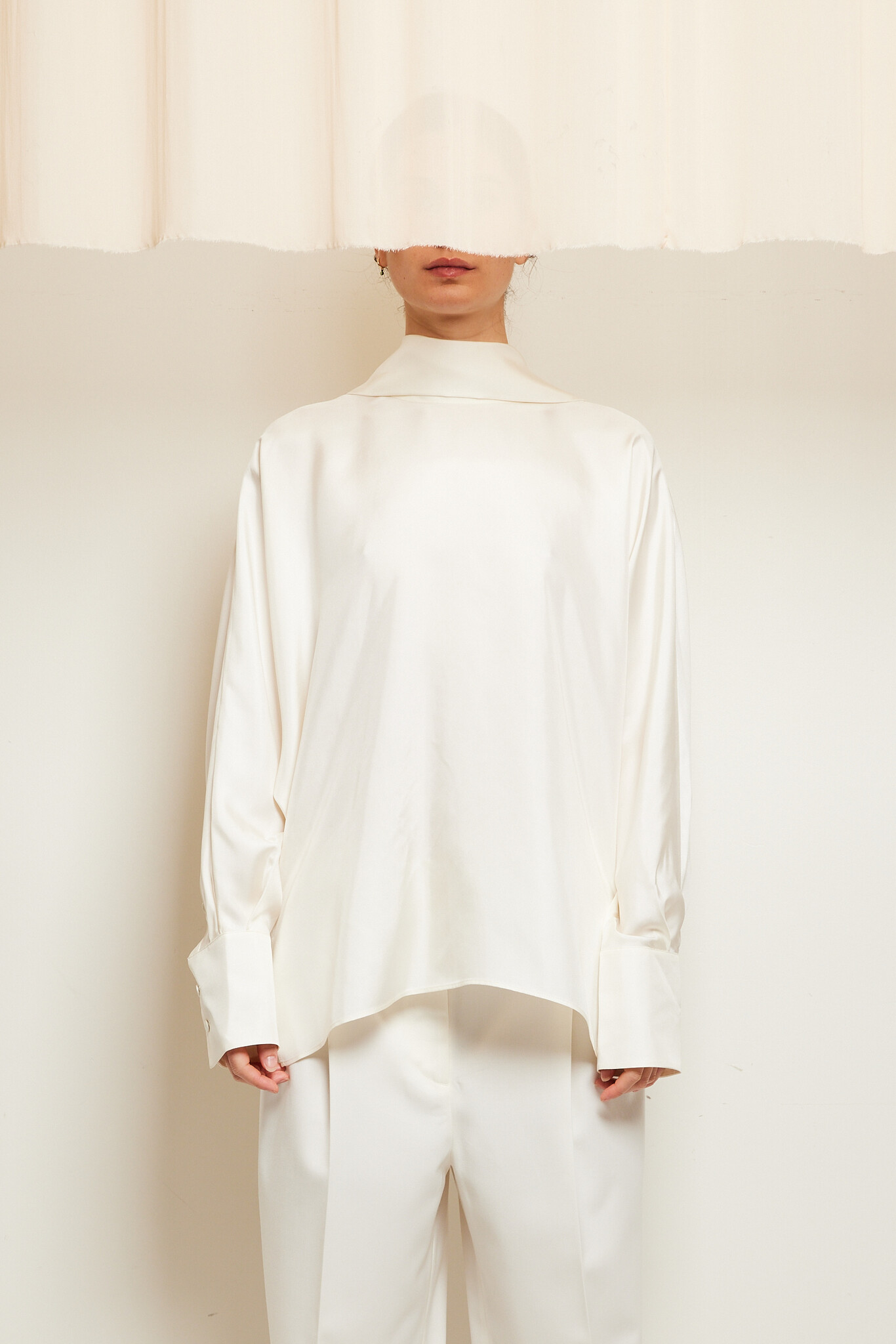 Róhe Foulard silk top