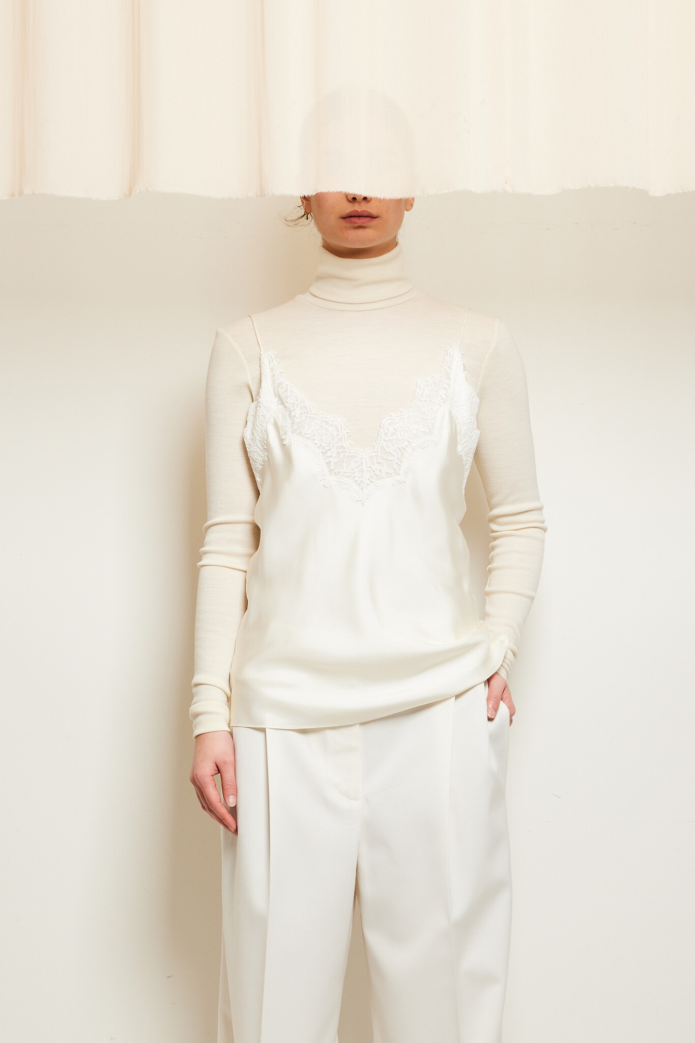 Róhe - Lace silk camisole