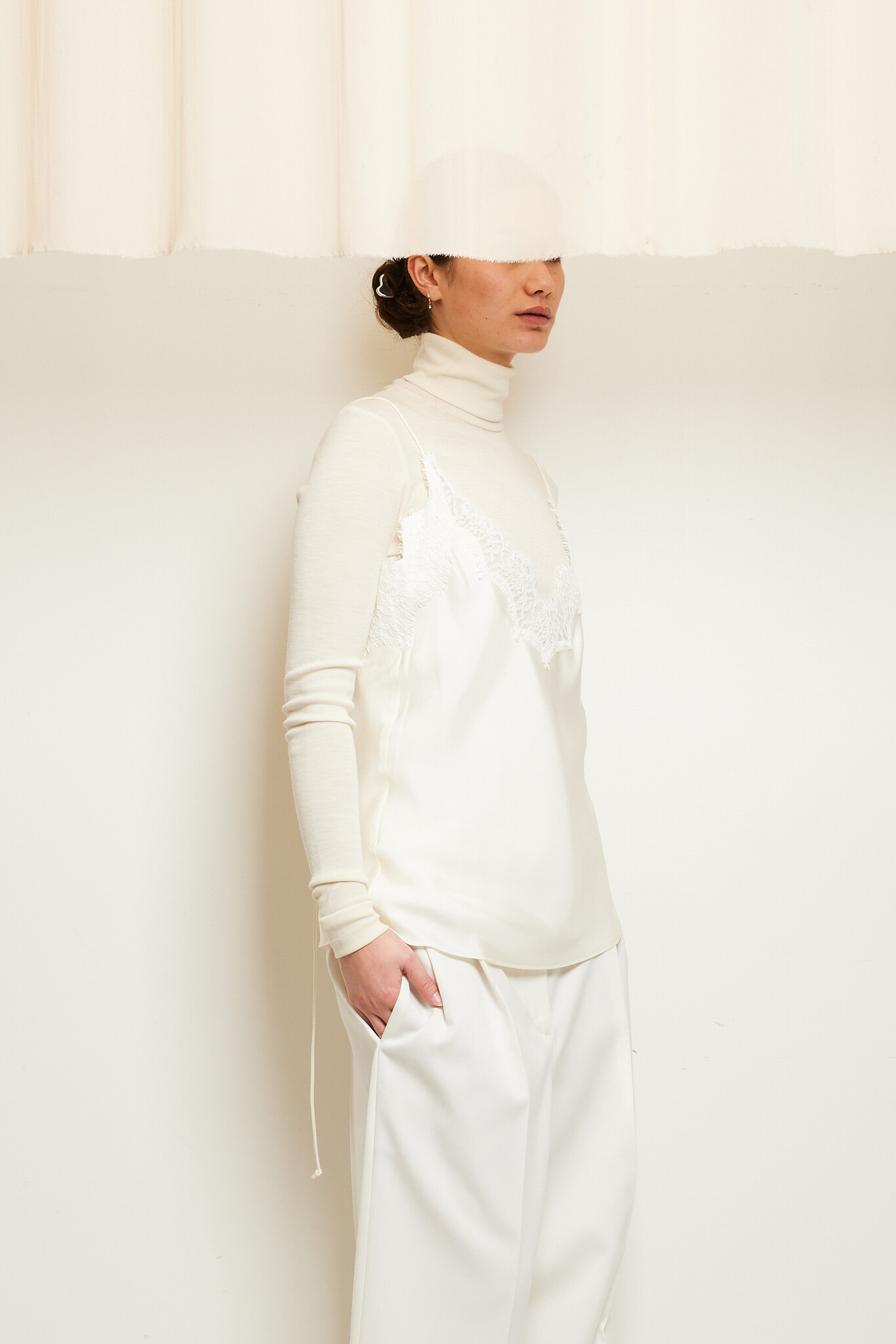 Róhe - Lace silk camisole