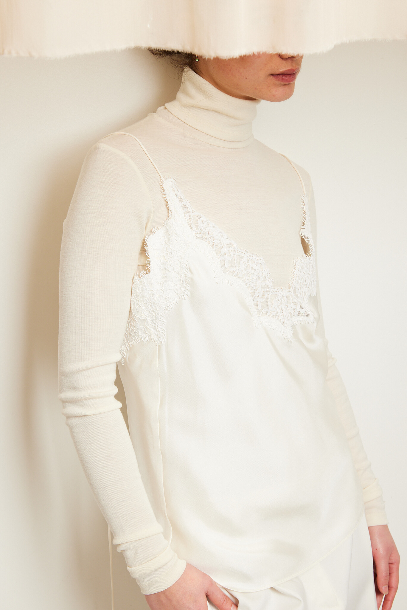 Róhe - Lace silk camisole