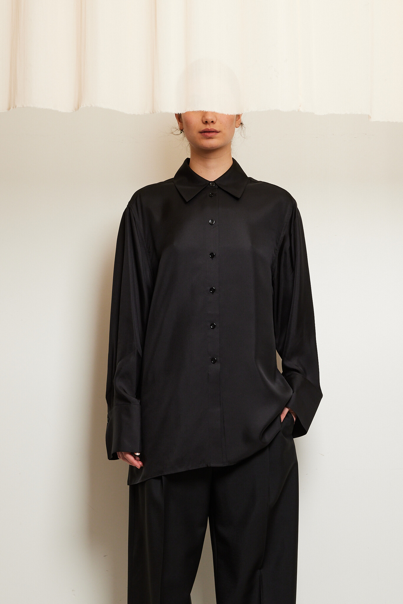 Róhe Deconstructed silk shirt