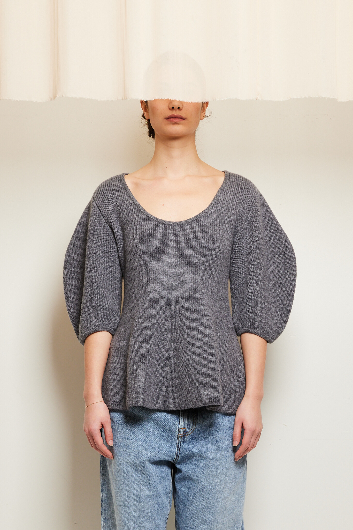 Róhe Sculptural knitted top