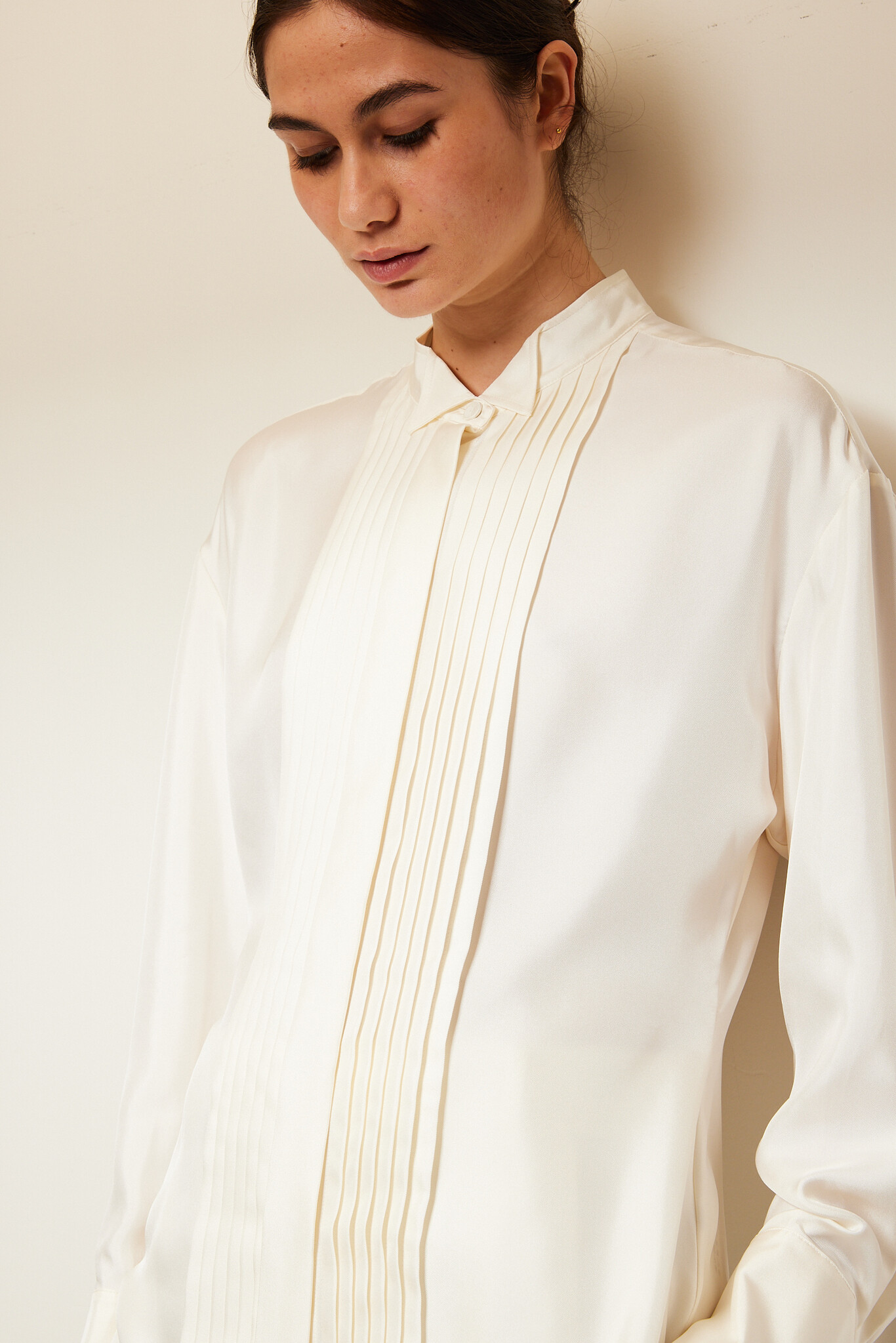 Róhe - Shaped tuxedo silk shirt